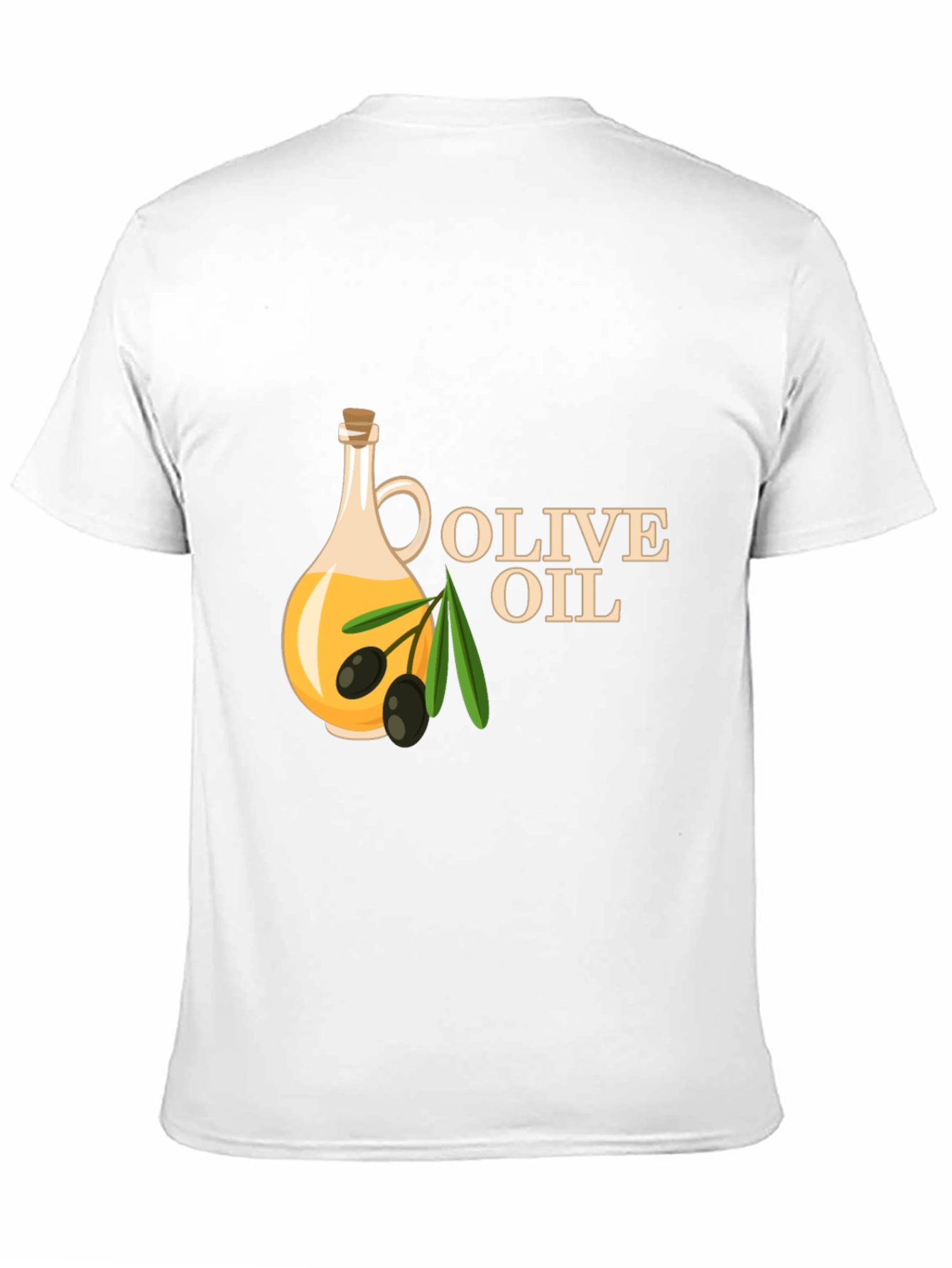 Black Olive Oil Graphic T-Shirt - Soft Cotton Blend view 11