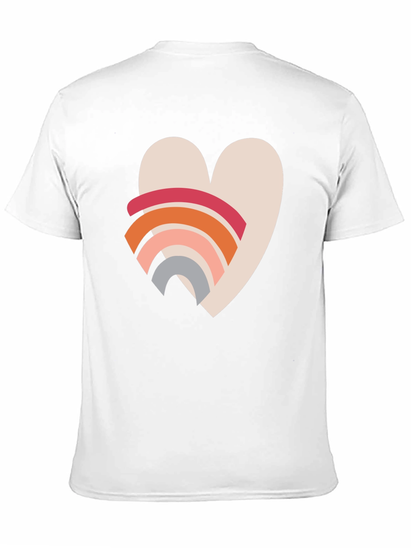 Black Heart Rainbow Graphic Tee view 11
