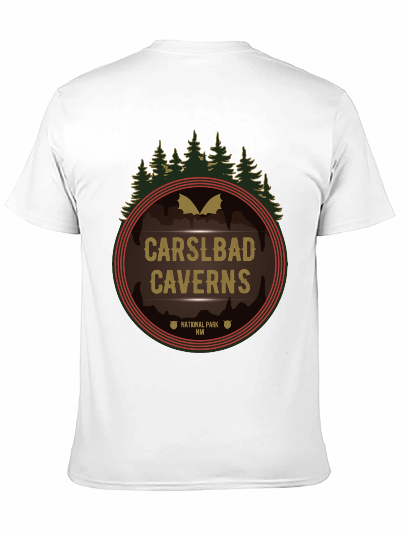 Black Carlsbad Caverns National Park Graphic Tee view 11