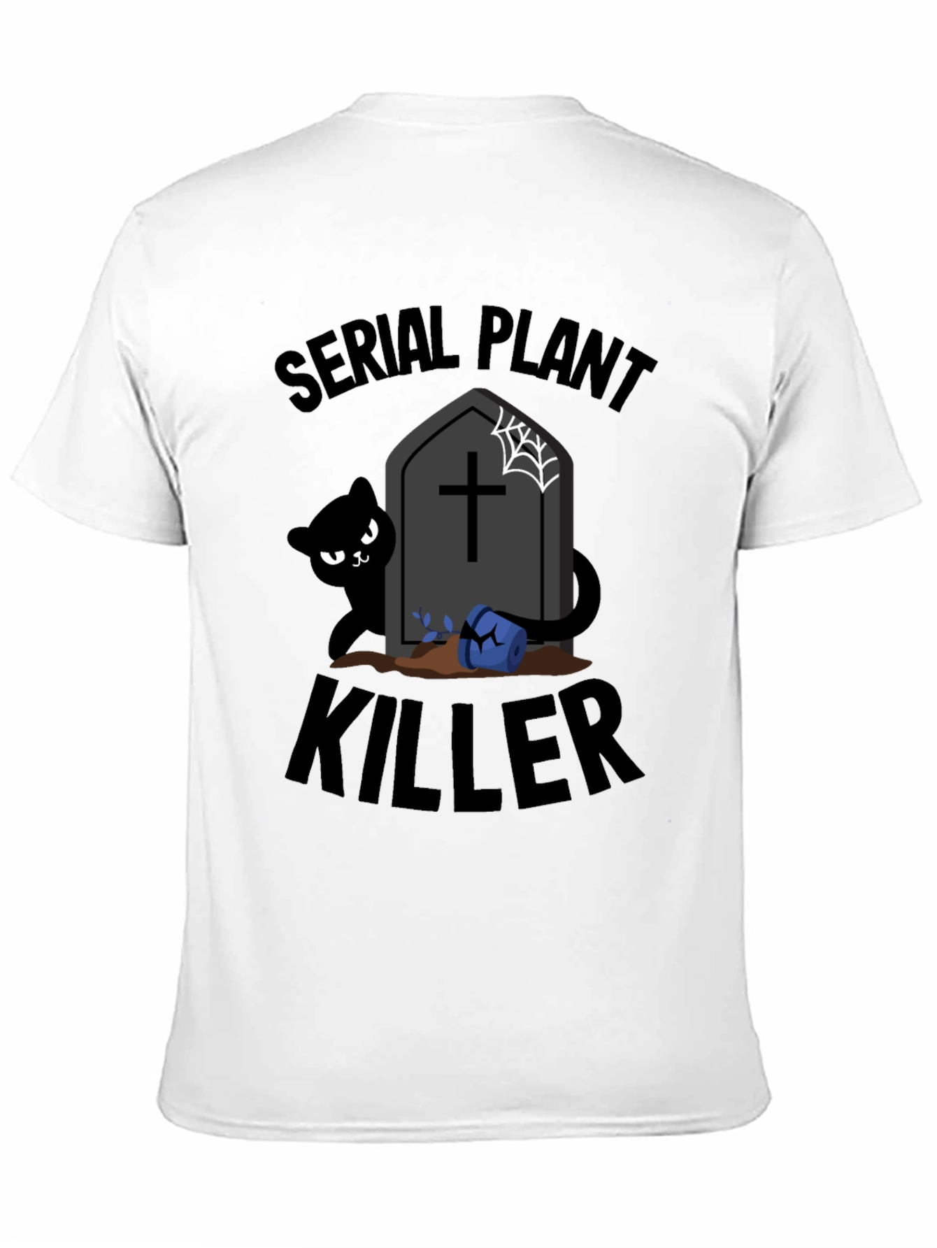 Black Serial Plant Killer Graphic Tee view 11