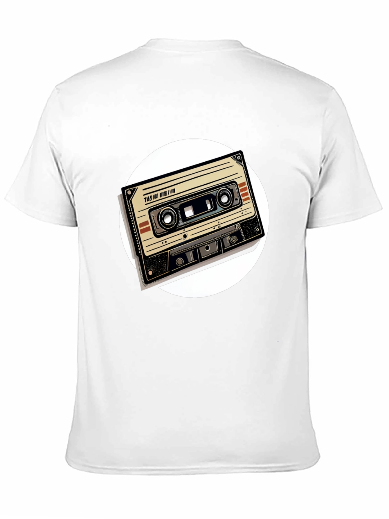 Black Retro Cassette Tape Graphic Tee - Black view 11