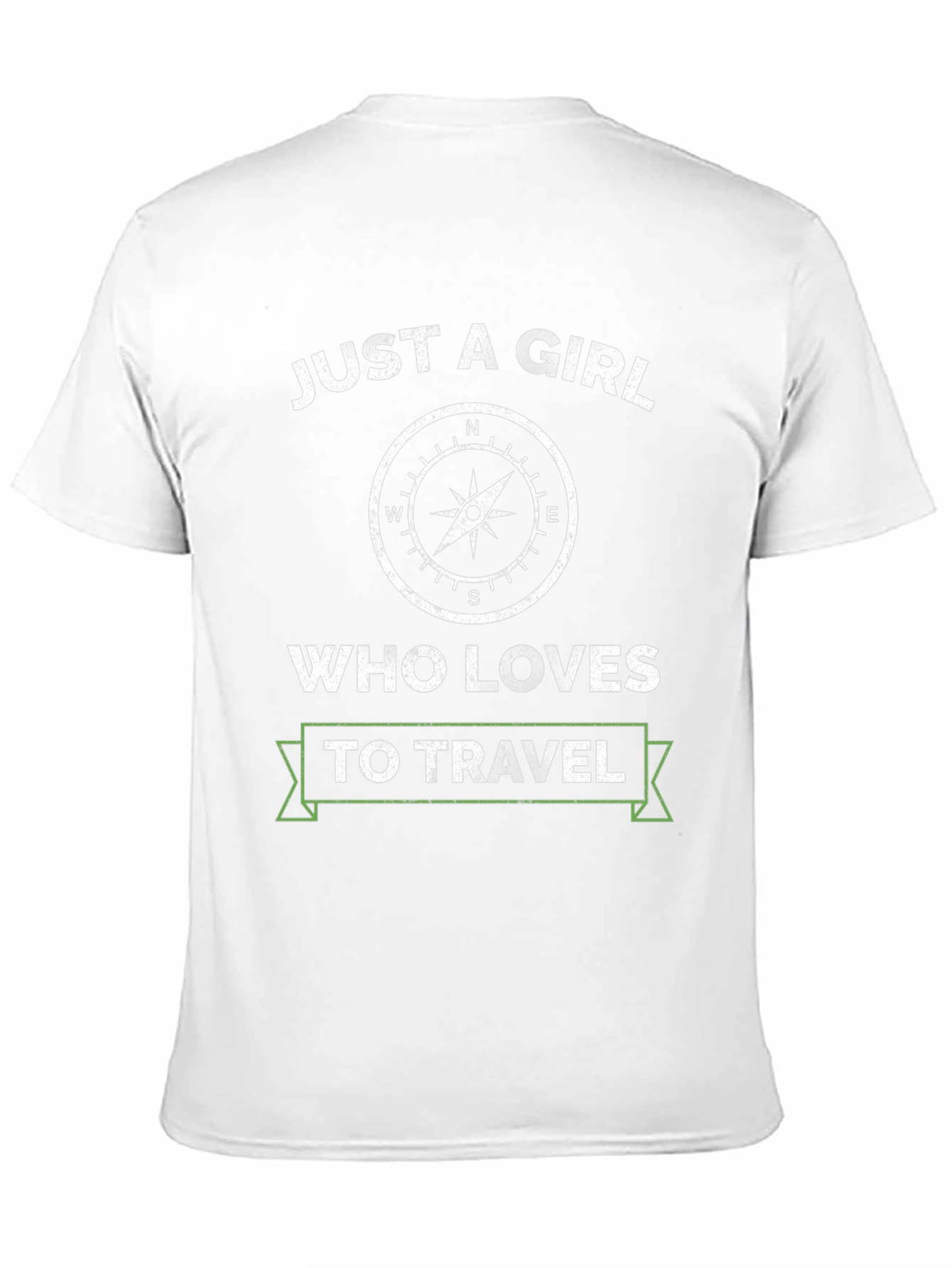 Girl Who Loves to Travel Compass T-Shirt - 11