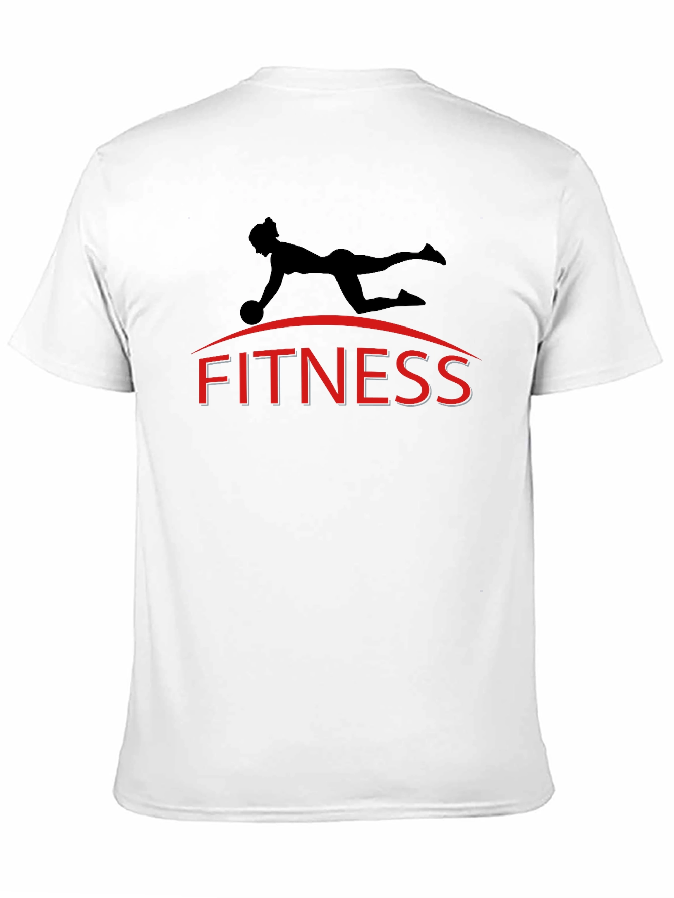 Black Fitness Motivation Black T-Shirt with Workout Design view 11