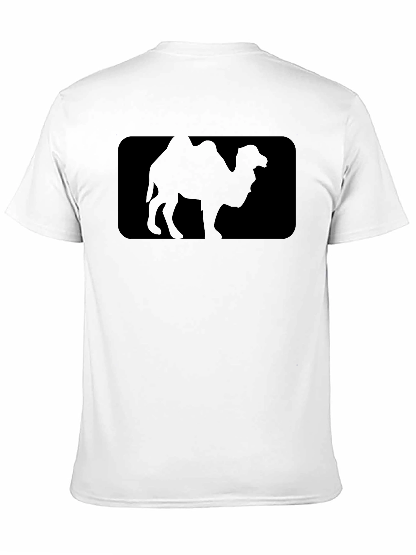Black Camel Silhouette Graphic Tee - Soft Cotton Blend view 11