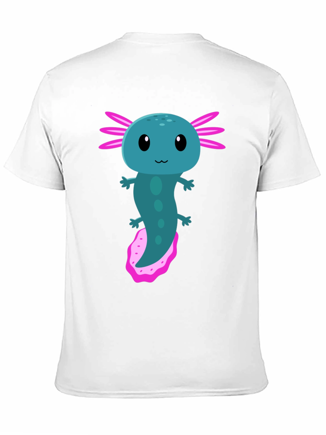 Black Axolotl Graphic Tee - Cute Amphibian T-Shirt view 11