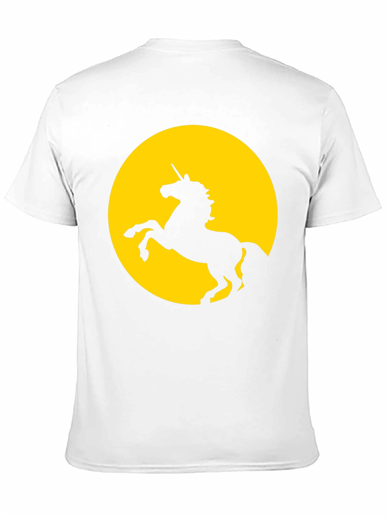 Black Unicorn Silhouette Graphic Tee - Black view 11