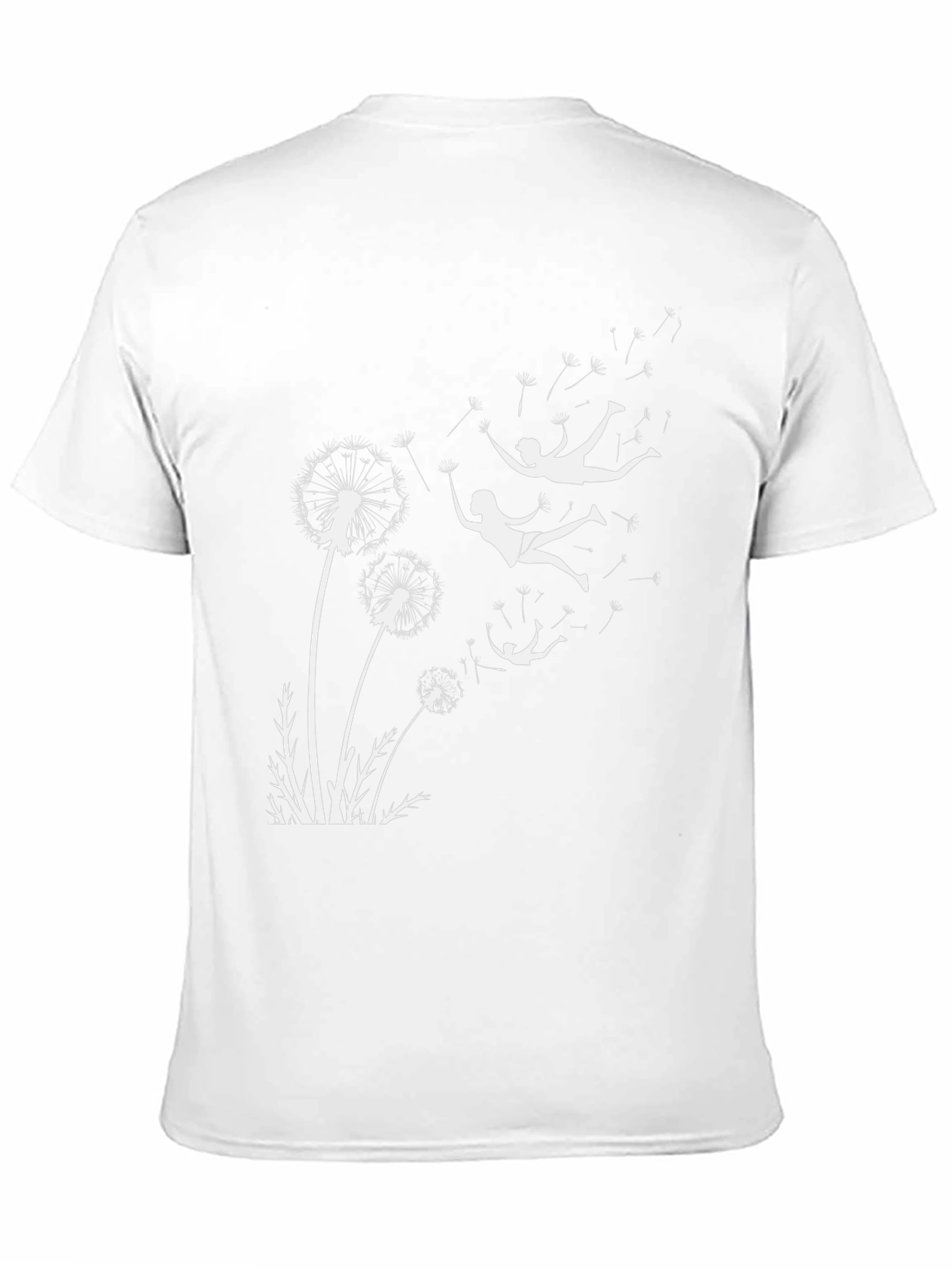 Black Dandelion Dreams Graphic Tee - Black view 11