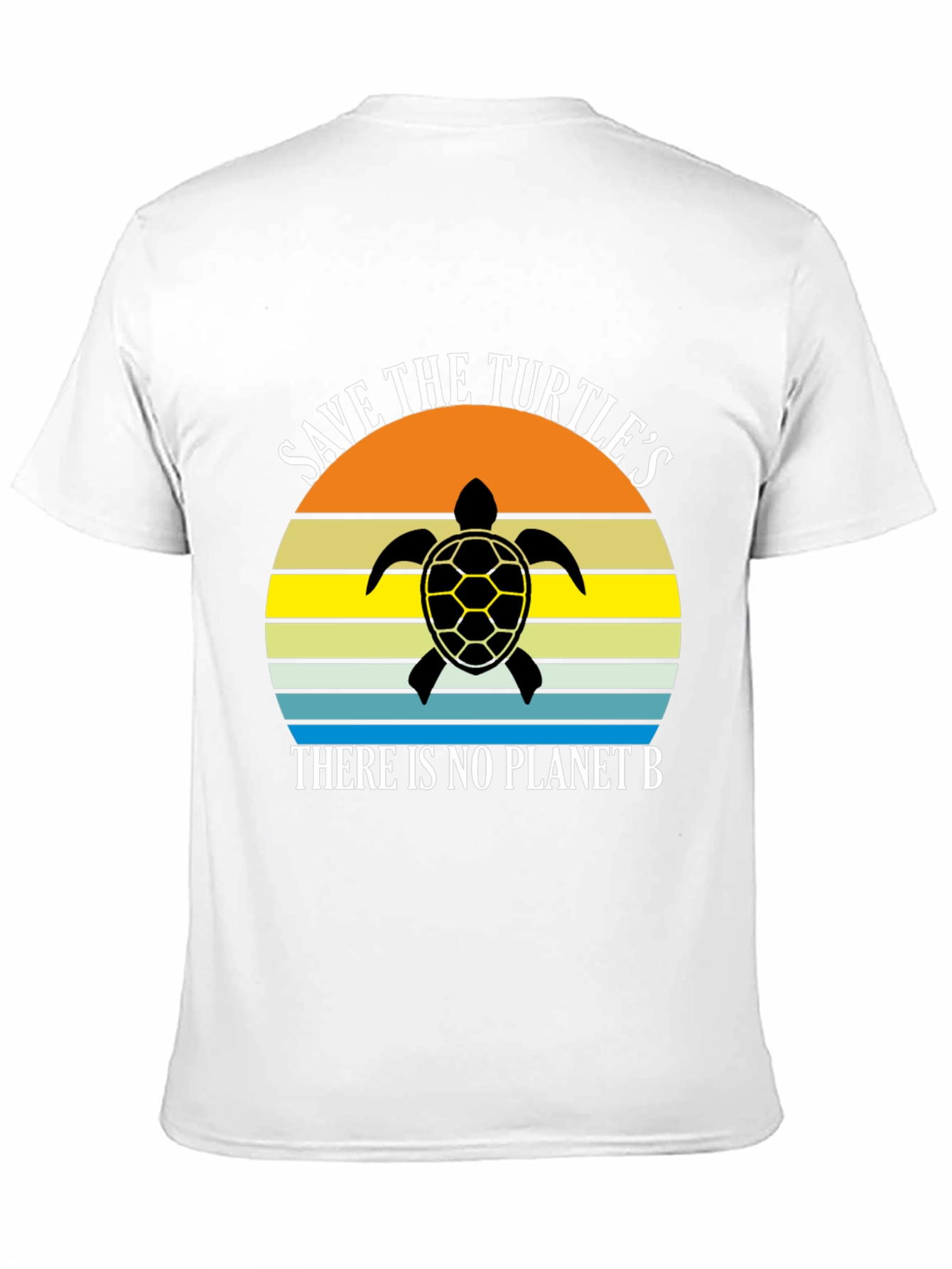 Black Save the Turtles T-Shirt - Planet B view 11