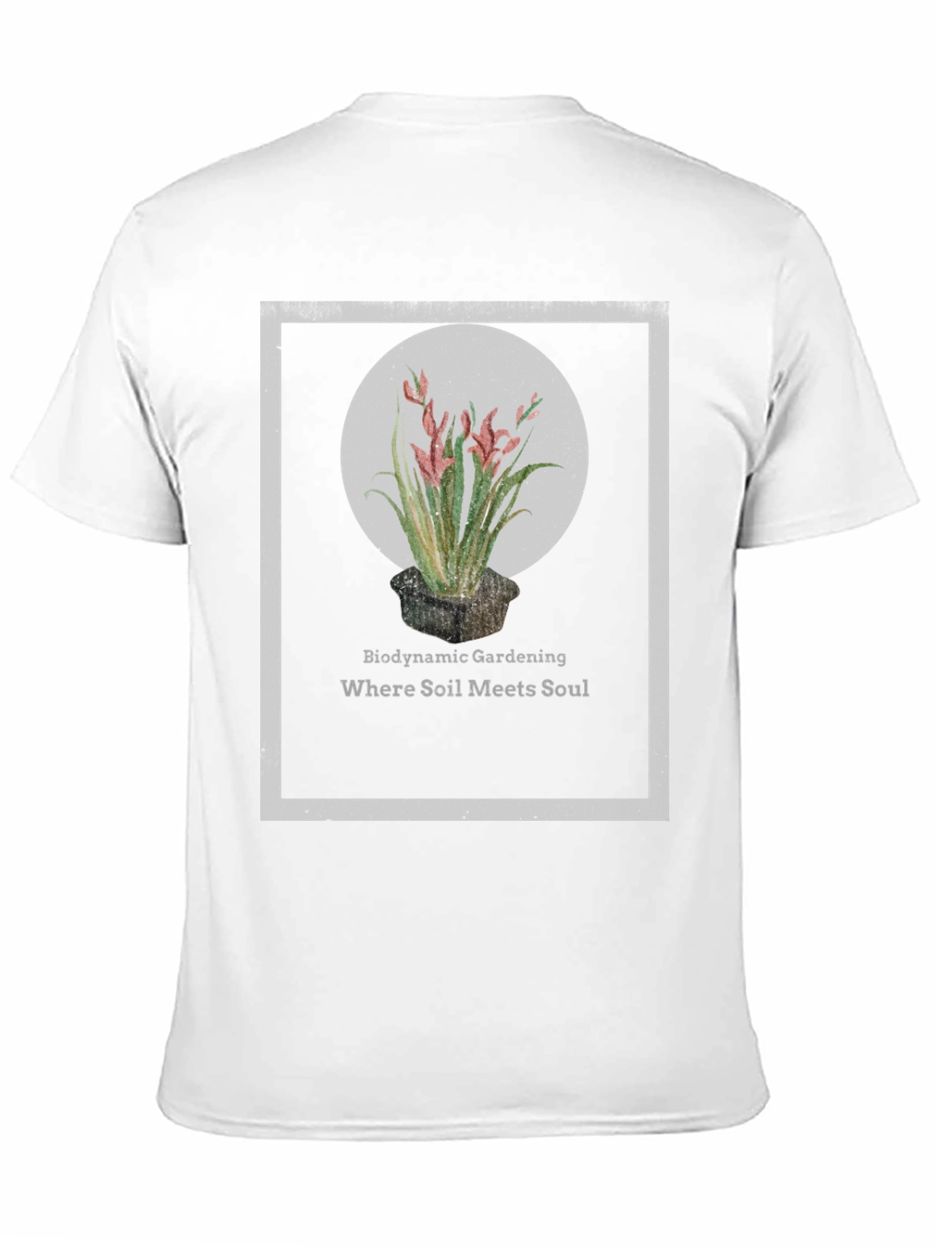 Black Biodynamic Gardening T-Shirt: Soil Meets Soul view 11