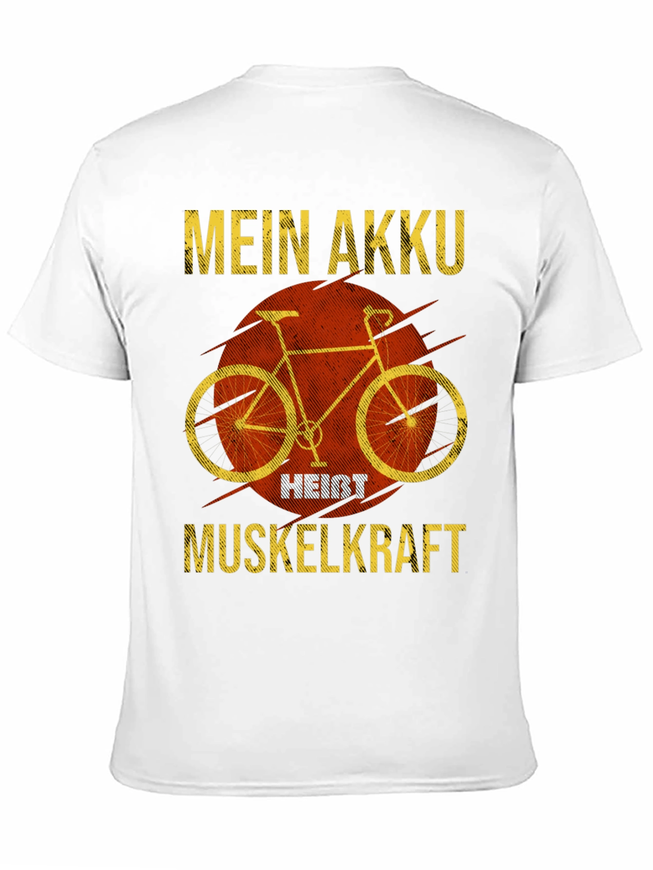 Black Mein Akku Heißt Muskelkraft T-Shirt view 11