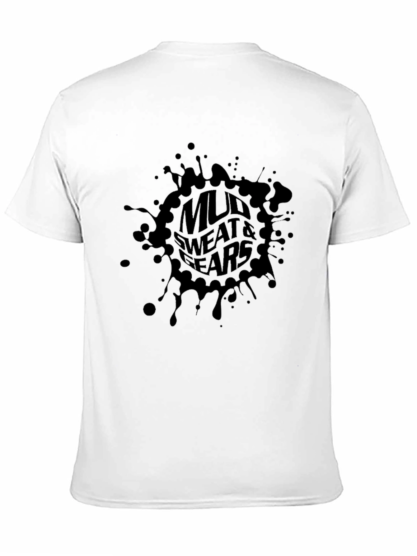 Black Mud Sweat & Fears Black Graphic T-Shirt view 11