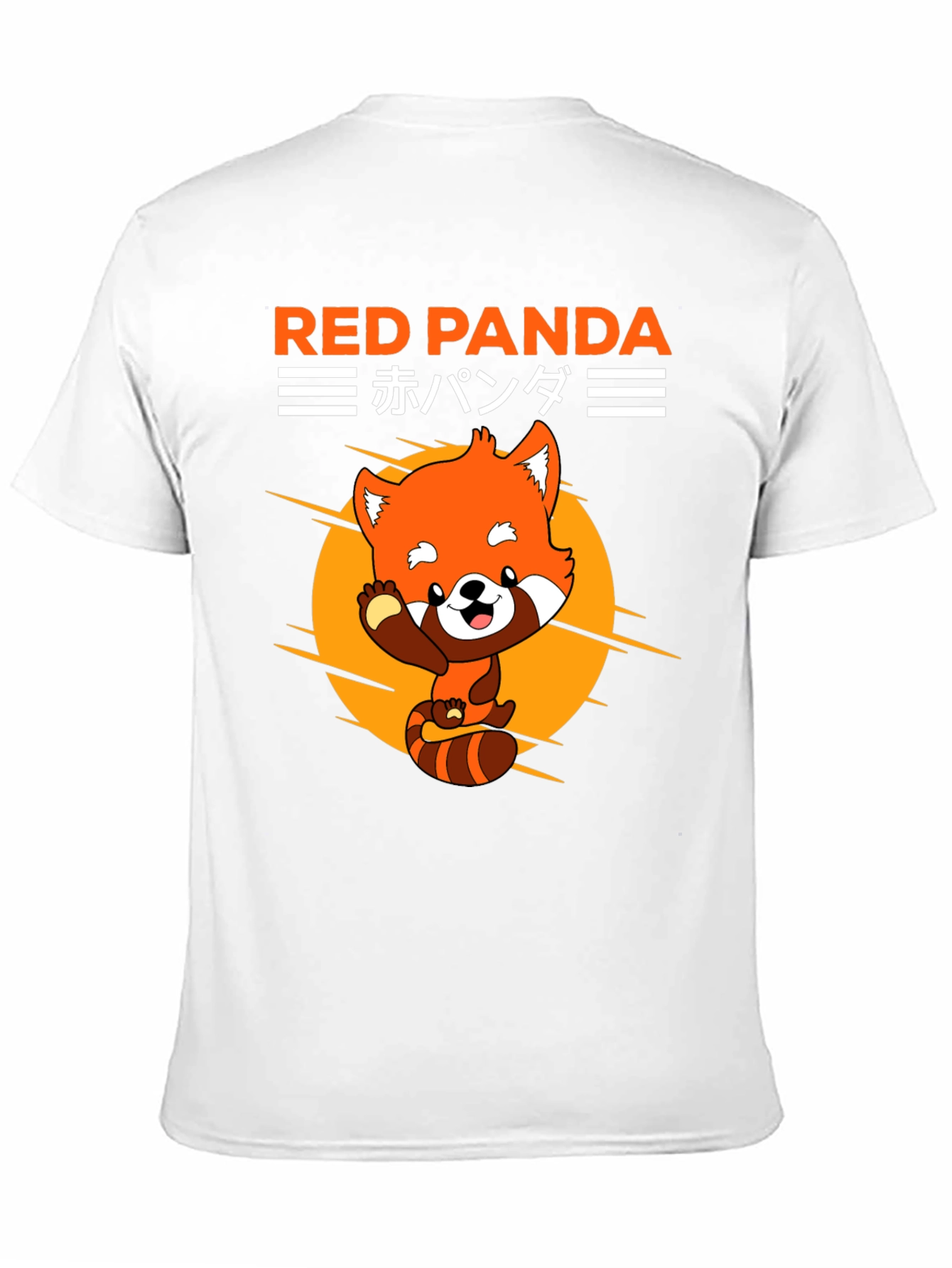 Black Red Panda Graphic Tee - Cute Anime Style view 11