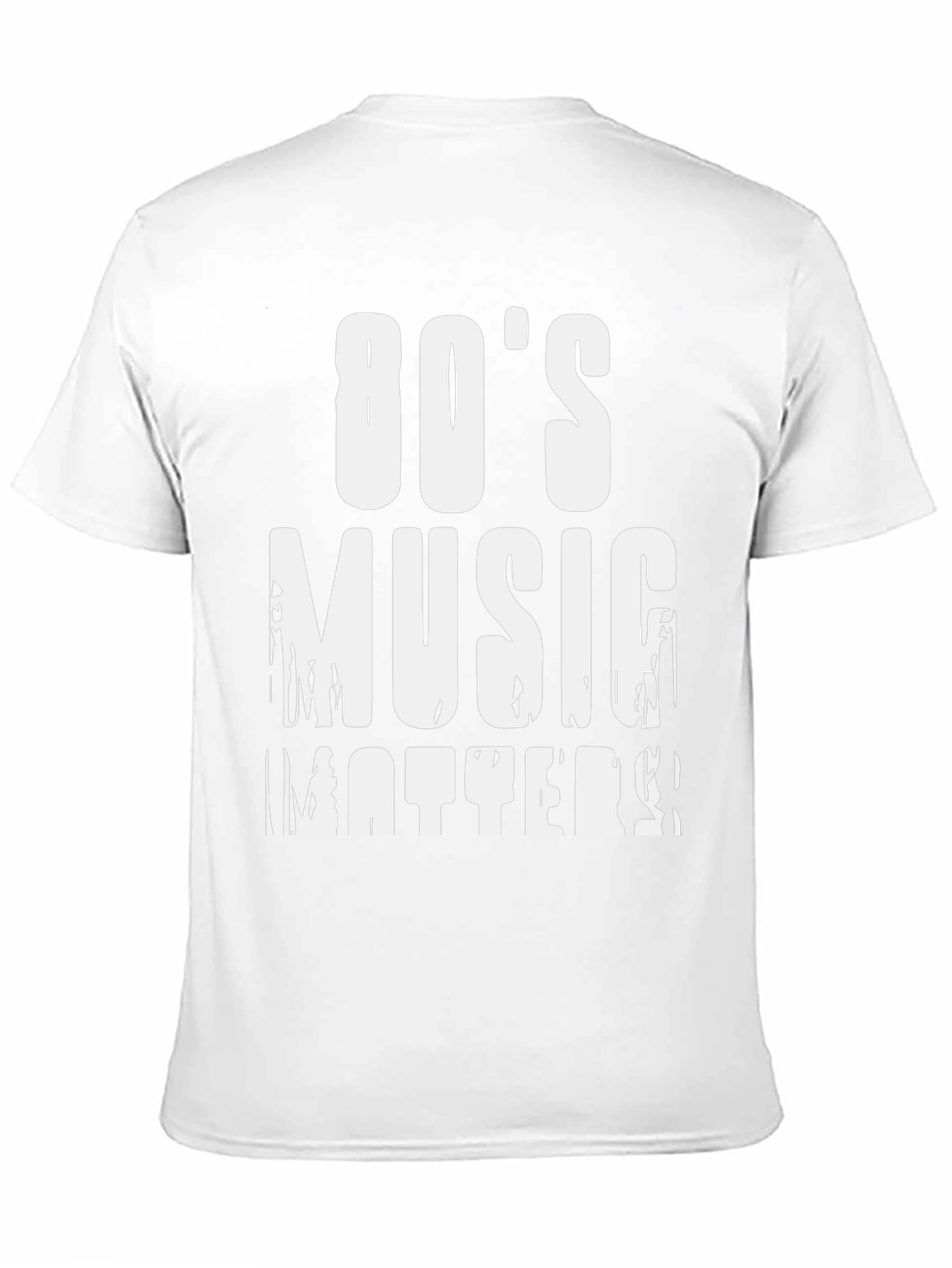 Black 80's Music Matters Graphic Tee - Black view 11