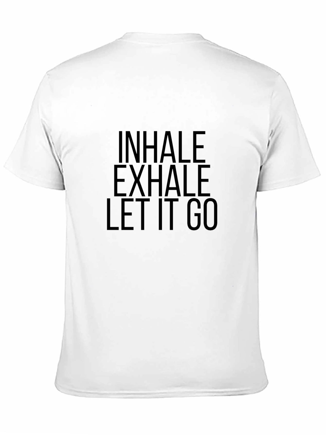 Black Inhale Exhale Let It Go T-Shirt view 11