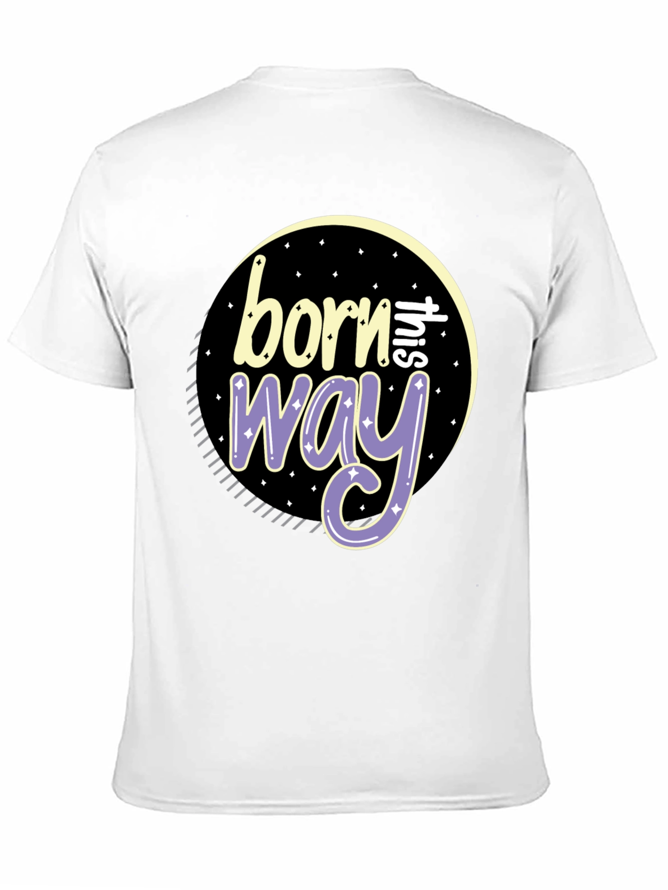 Black Born This Way Graphic Tee - Stylish Comfort view 11
