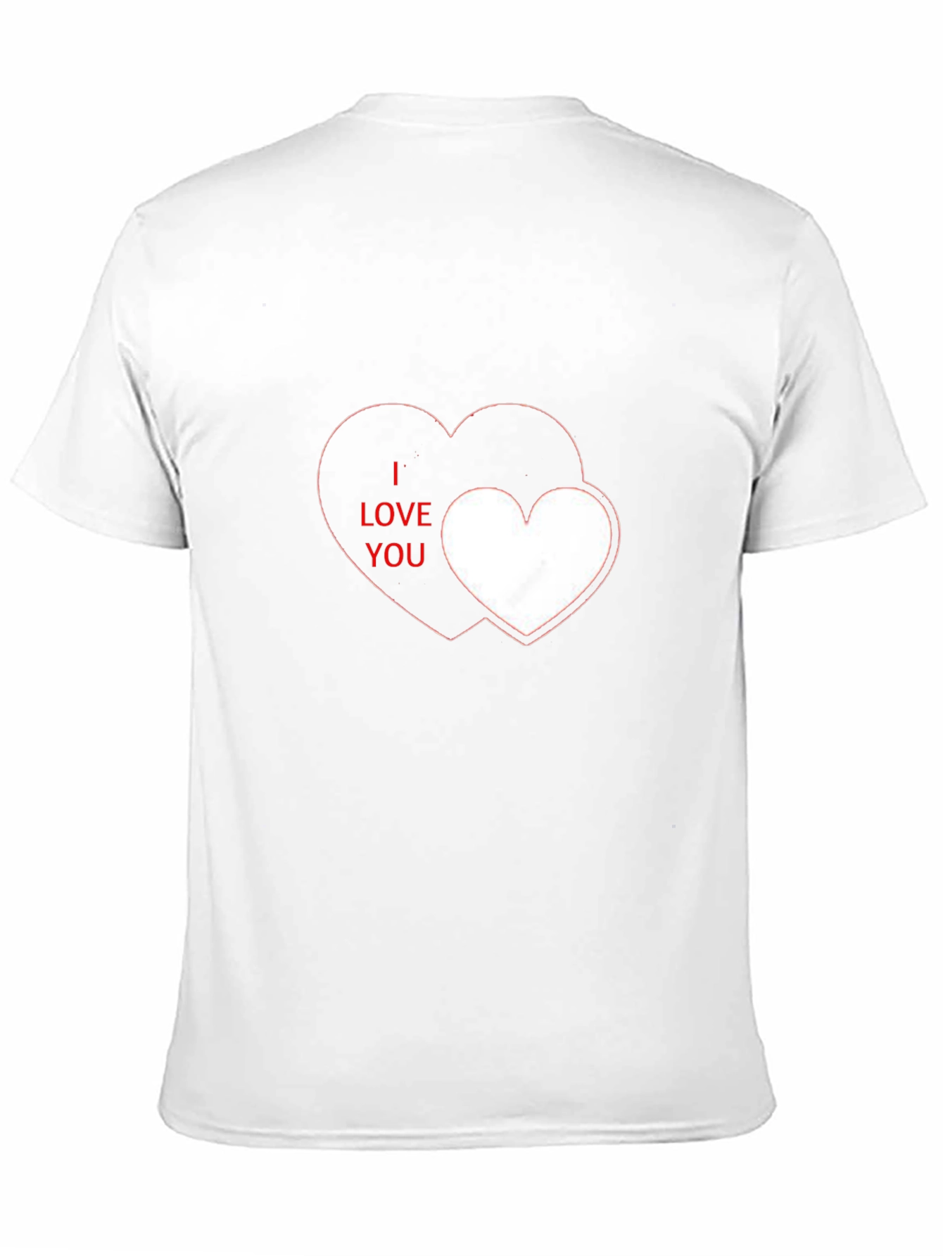 Black I Love You Heart Graphic Tee - Black view 11