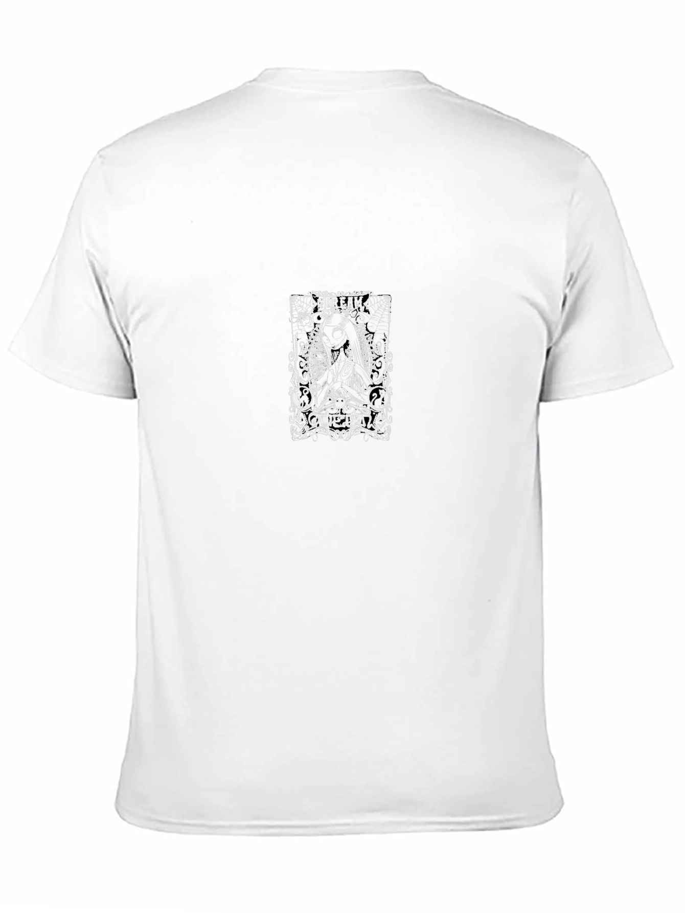 Black Black Graphic T-Shirt with Unique Design view 11