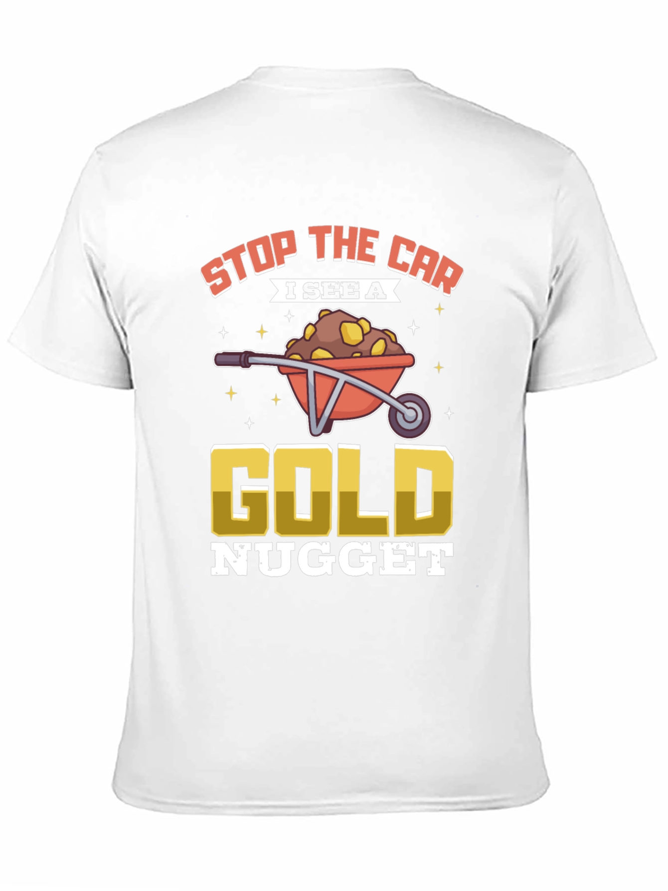 Black Gold Nugget T-Shirt: Stop The Car! view 11