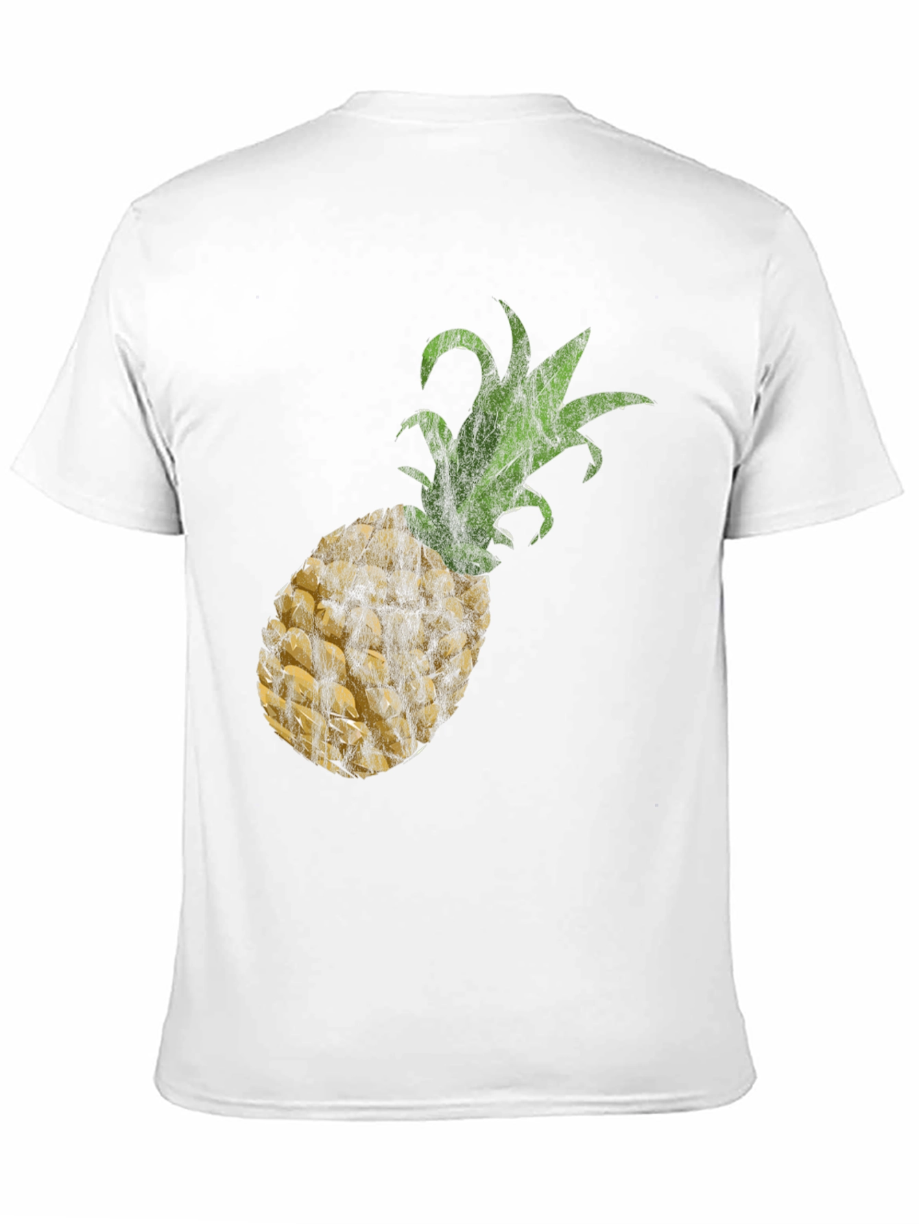 Black Pineapple Print Black Tee view 11