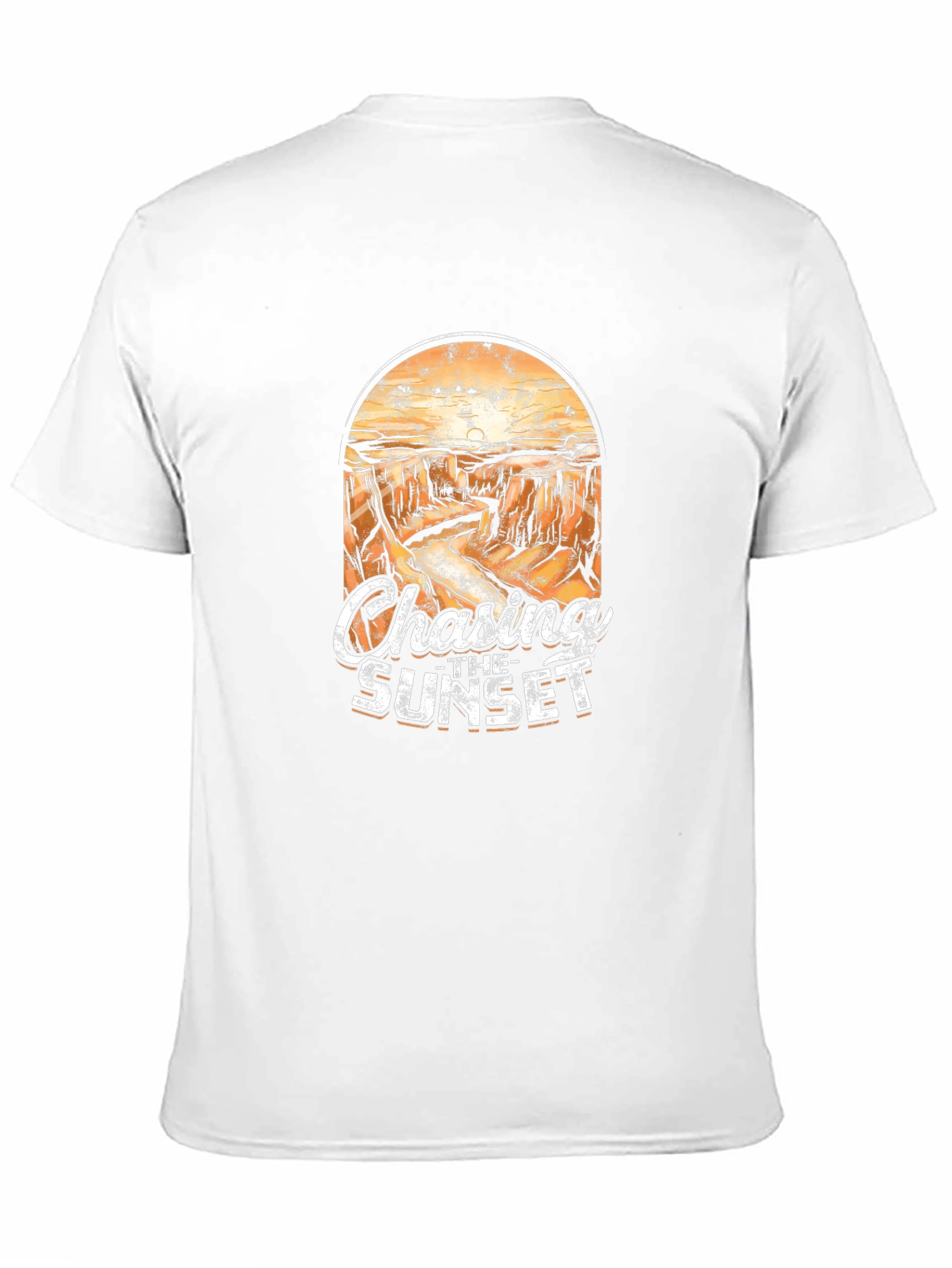 Black Chasing The Sunset Graphic T-Shirt view 11