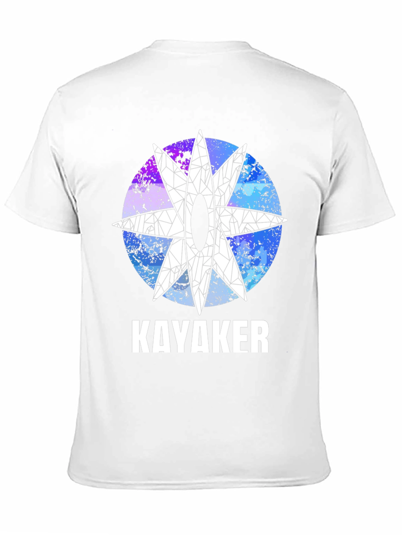 Black Kayaker Graphic T-Shirt - Unique Design view 11
