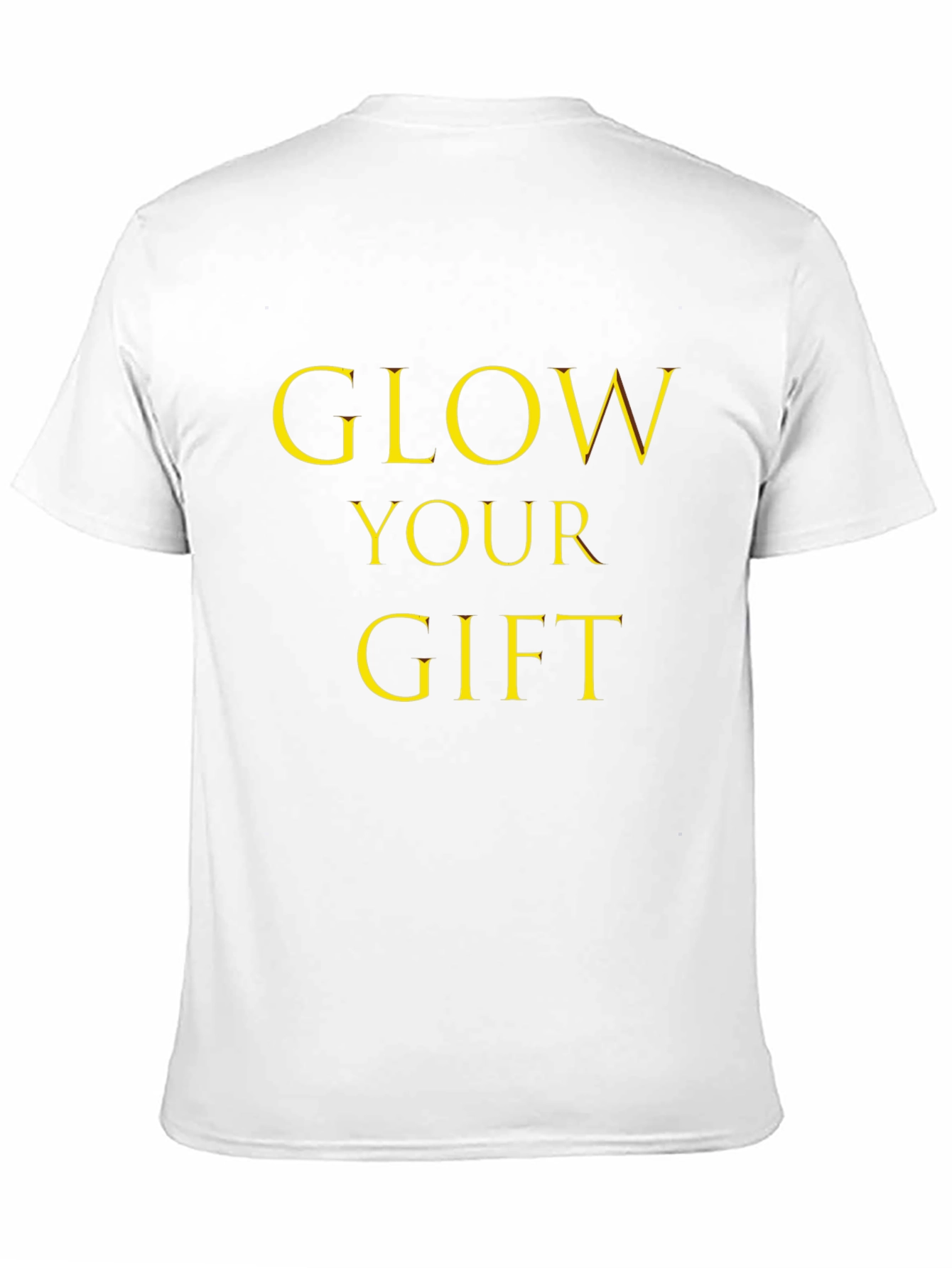 Black Glow Your Gift Black Graphic Tee view 11