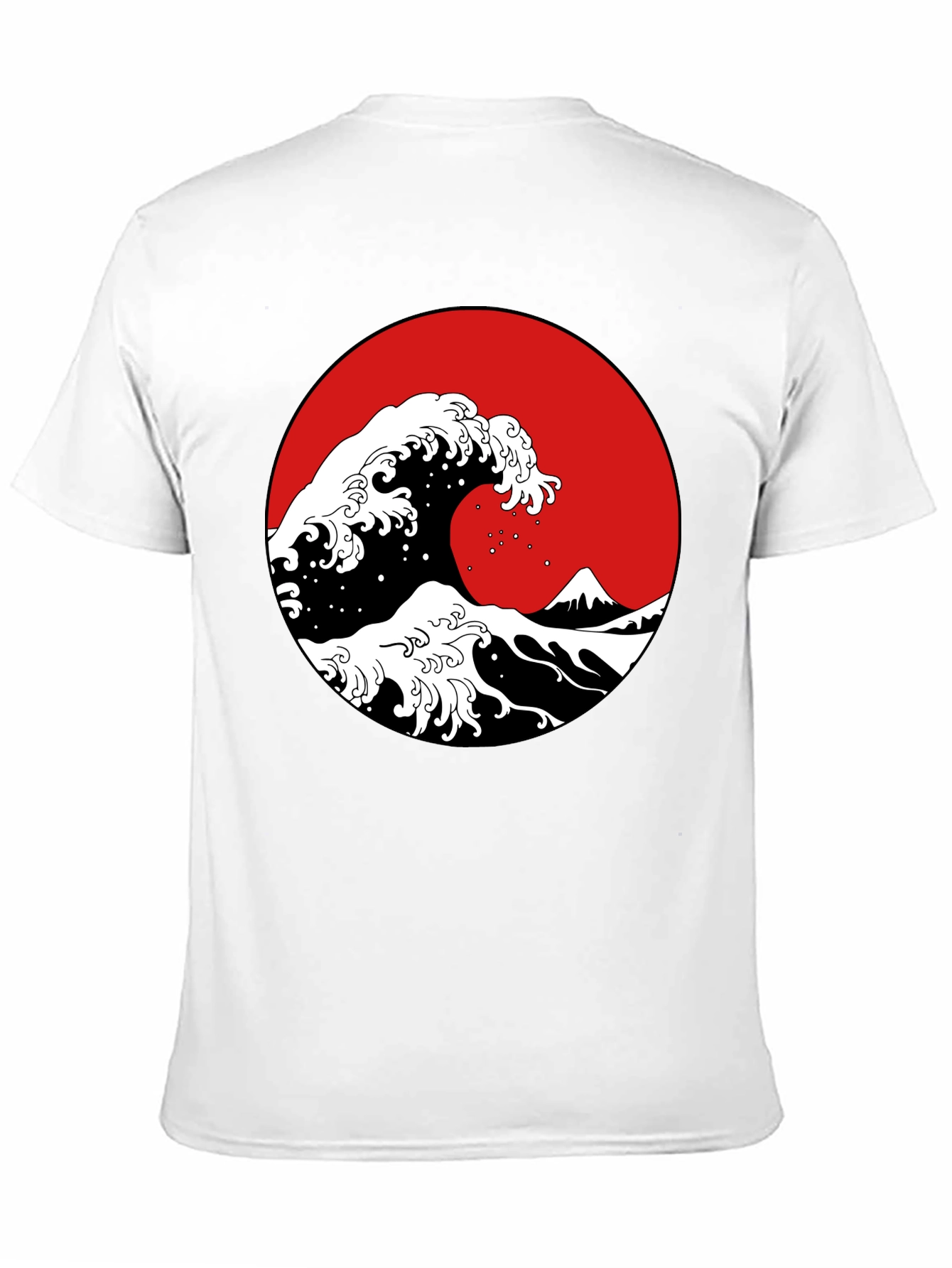 Black Great Wave Graphic Tee -  Classic Japanese Art view 11