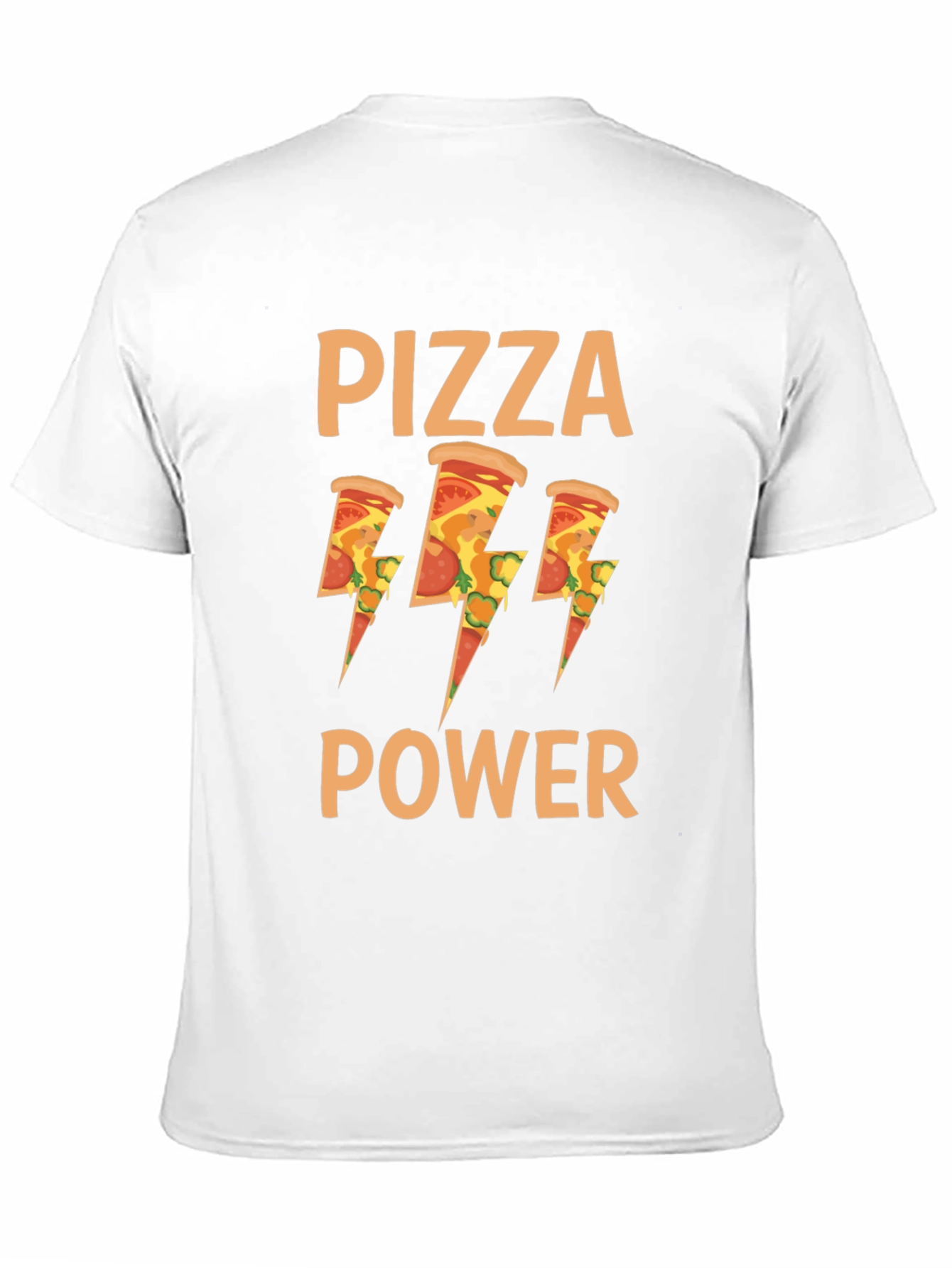 Black Pizza Power Graphic T-Shirt - Mens Black Tee view 11