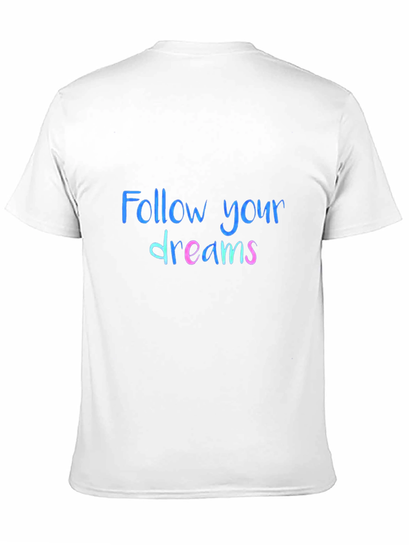 Black Follow Your Dreams Graphic Tee - Soft Cotton Blend view 11