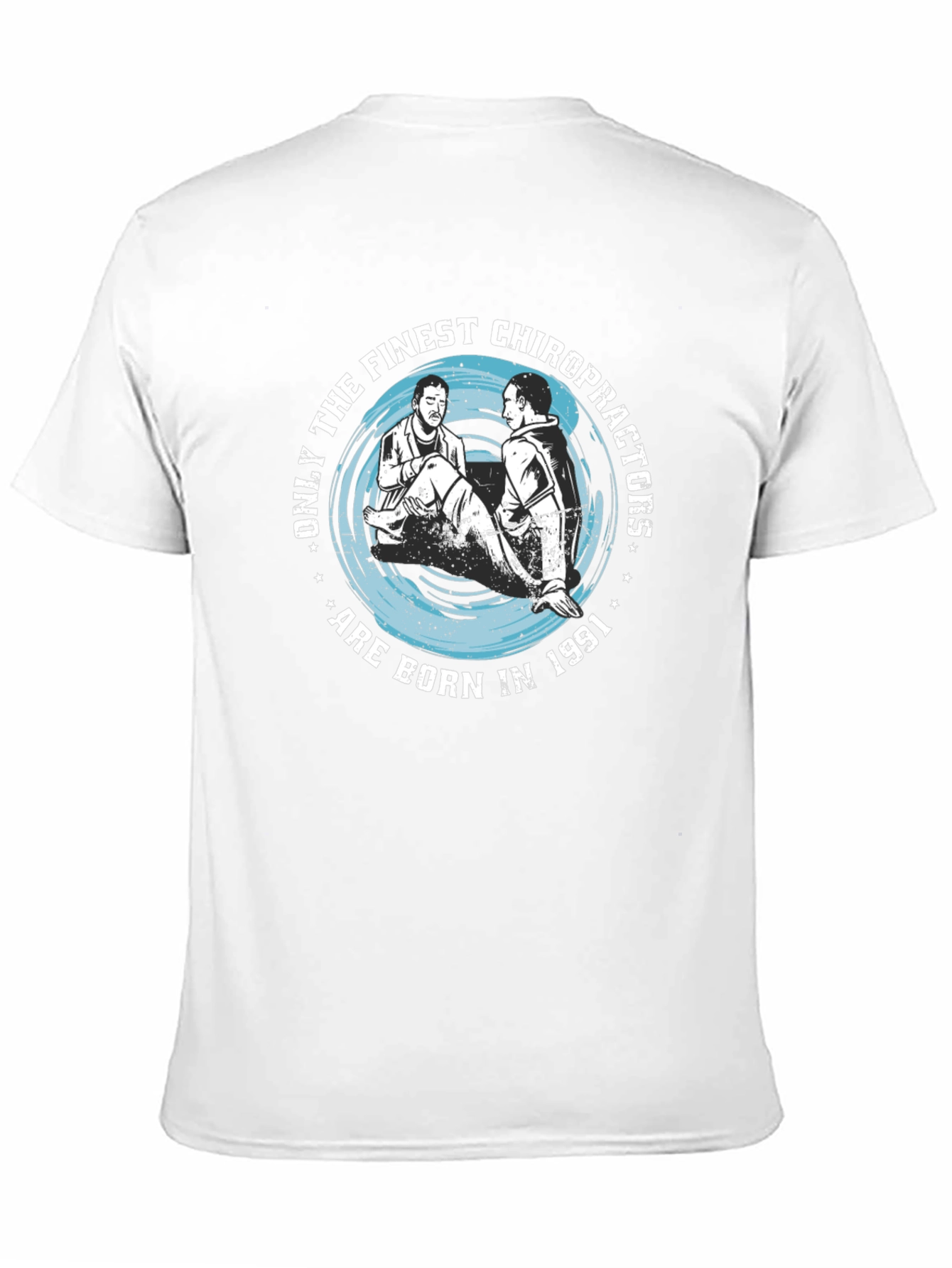 Black Finest Chiropractors Born in 1991 Graphic T-Shirt view 11