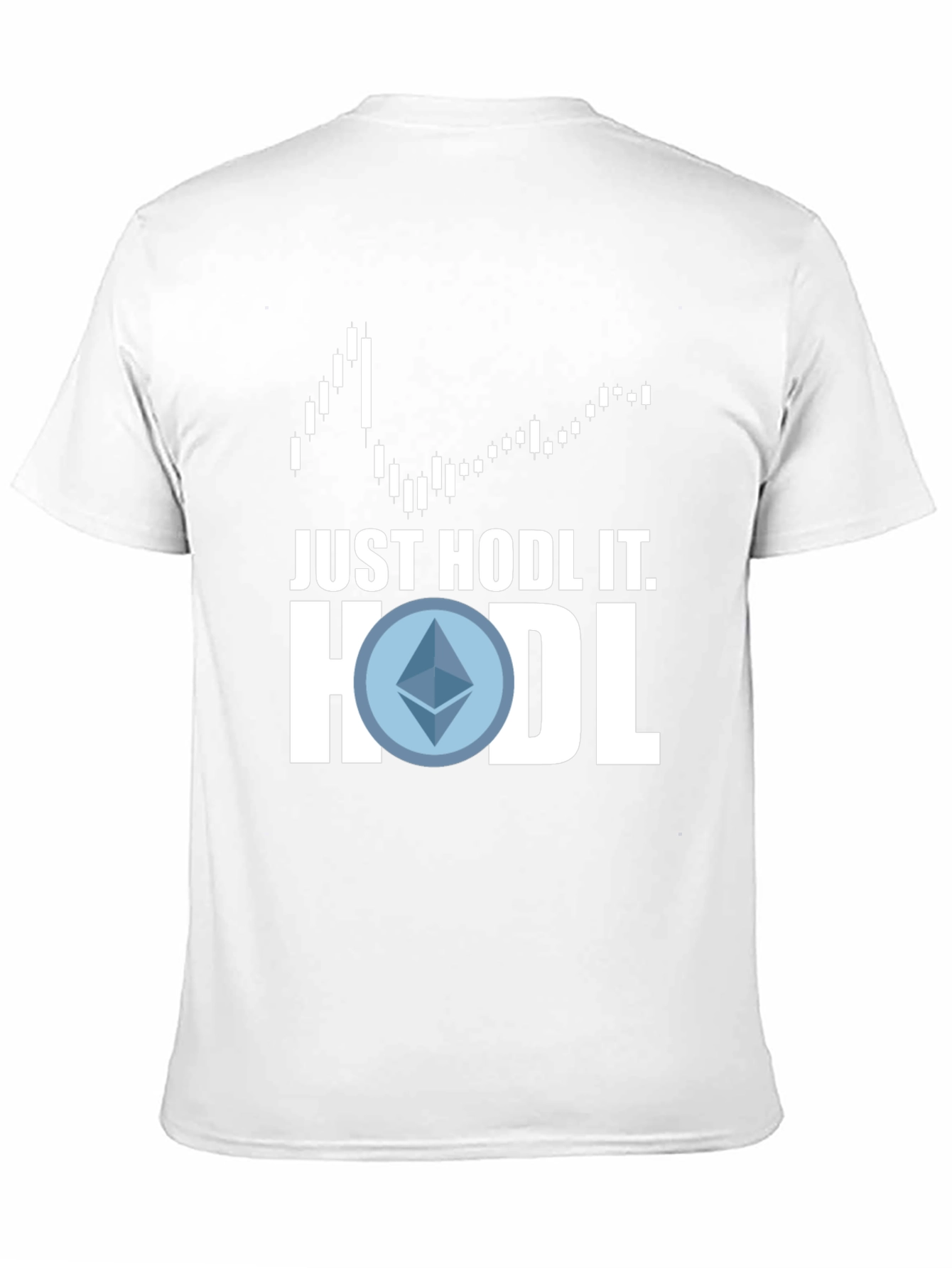 Black Just Hodl It! Crypto Tee view 11