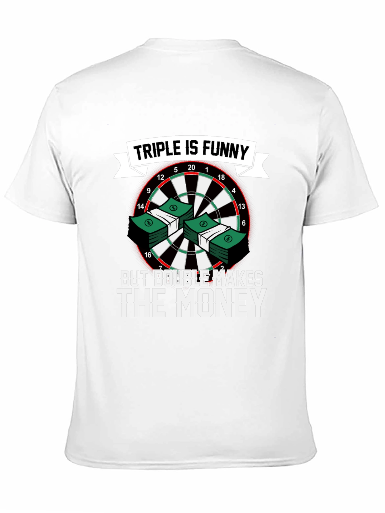 Black Triple is Funny T-Shirt view 11