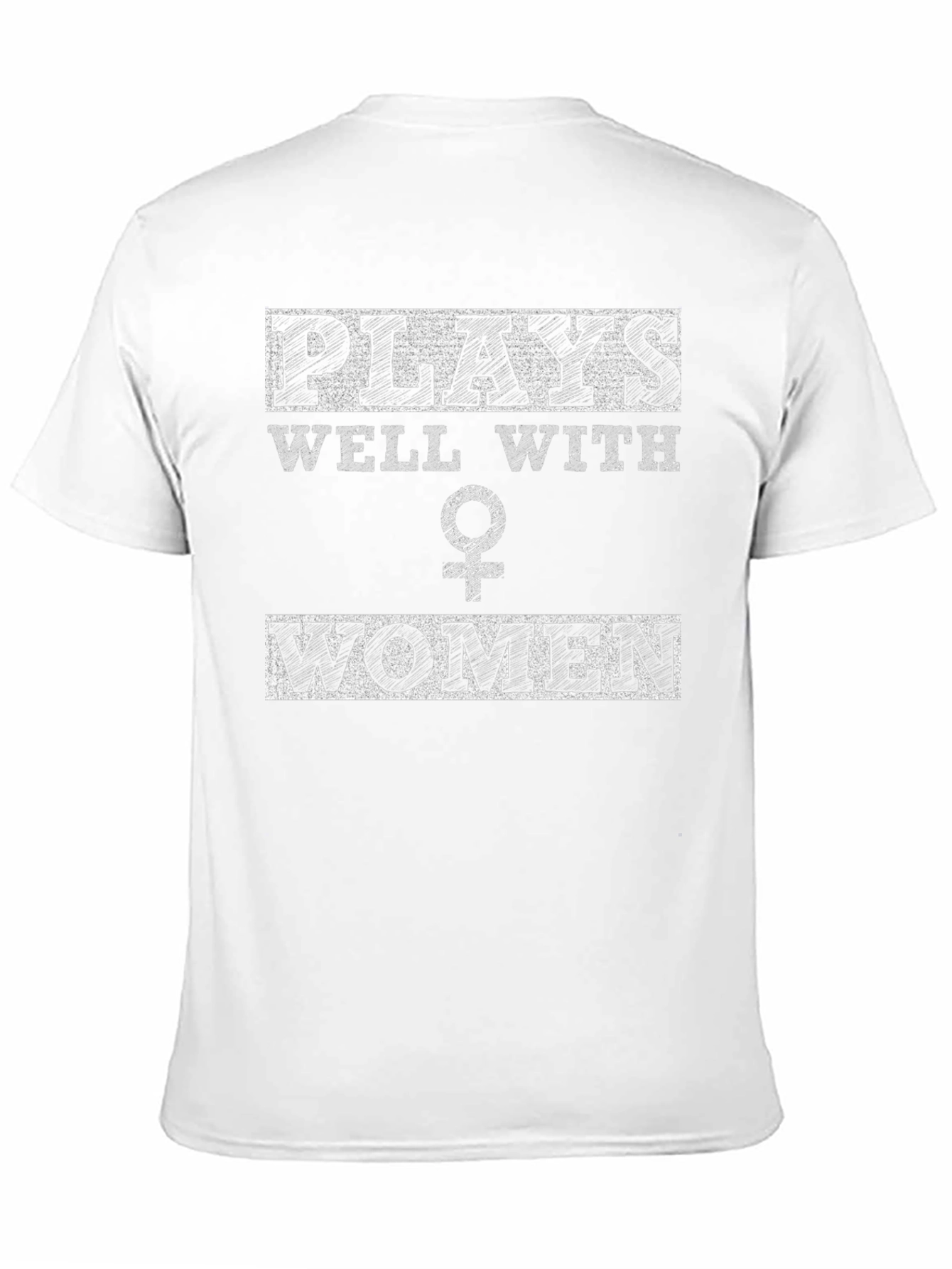 Black Plays Well With Women Graphic Tee - Black view 11