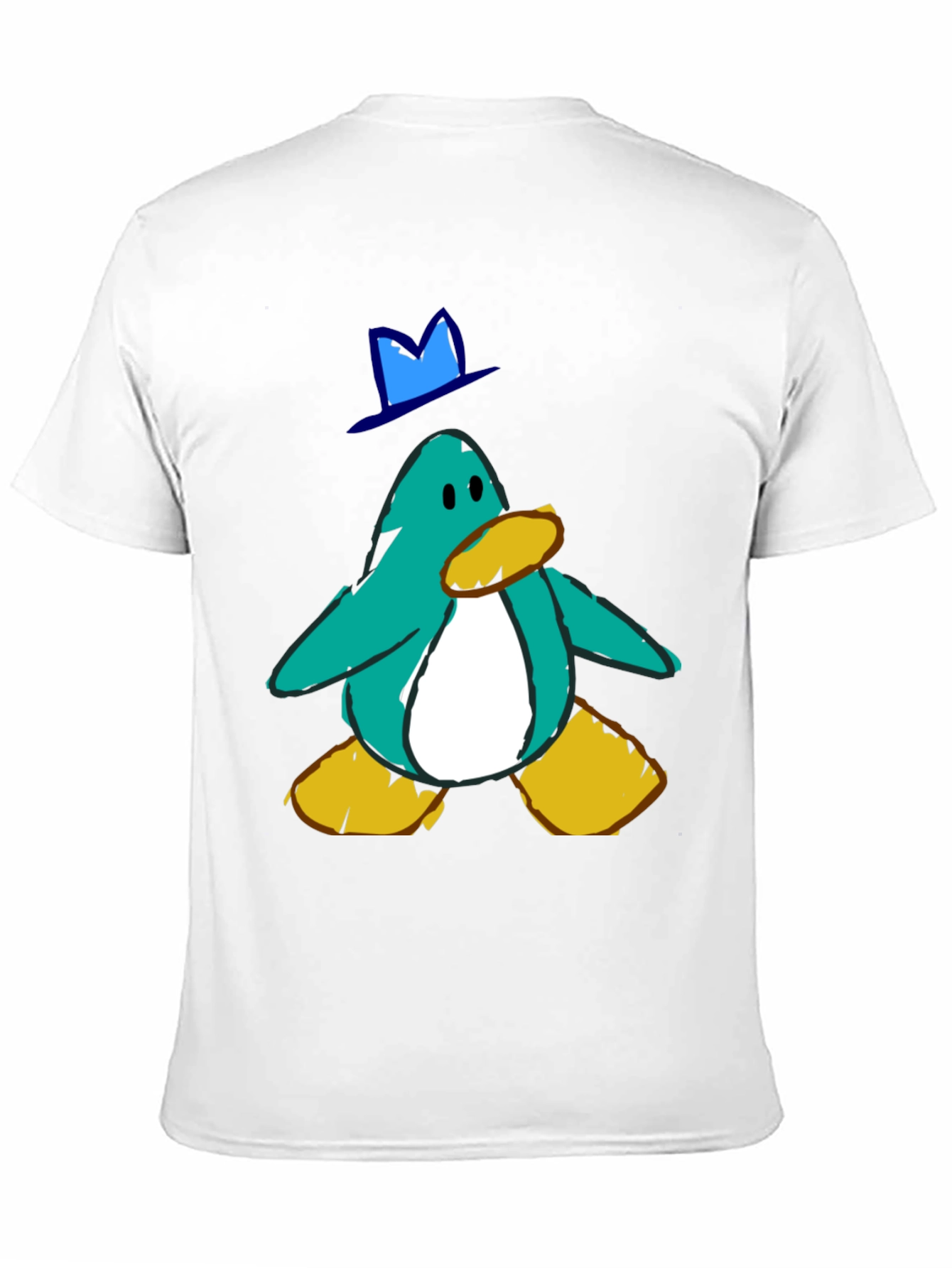 Black Penguin T-Shirt - Cartoon Perry the Platypus view 11
