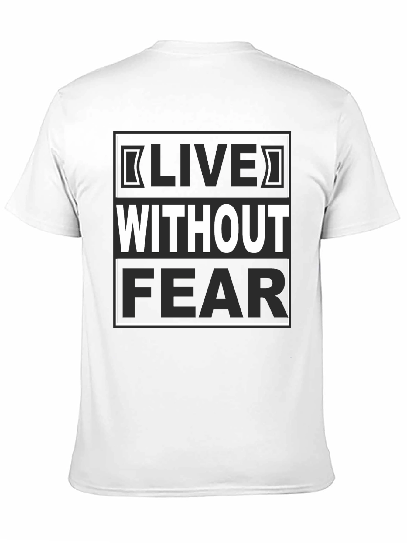 Black Live Without Fear Graphic Tee view 11