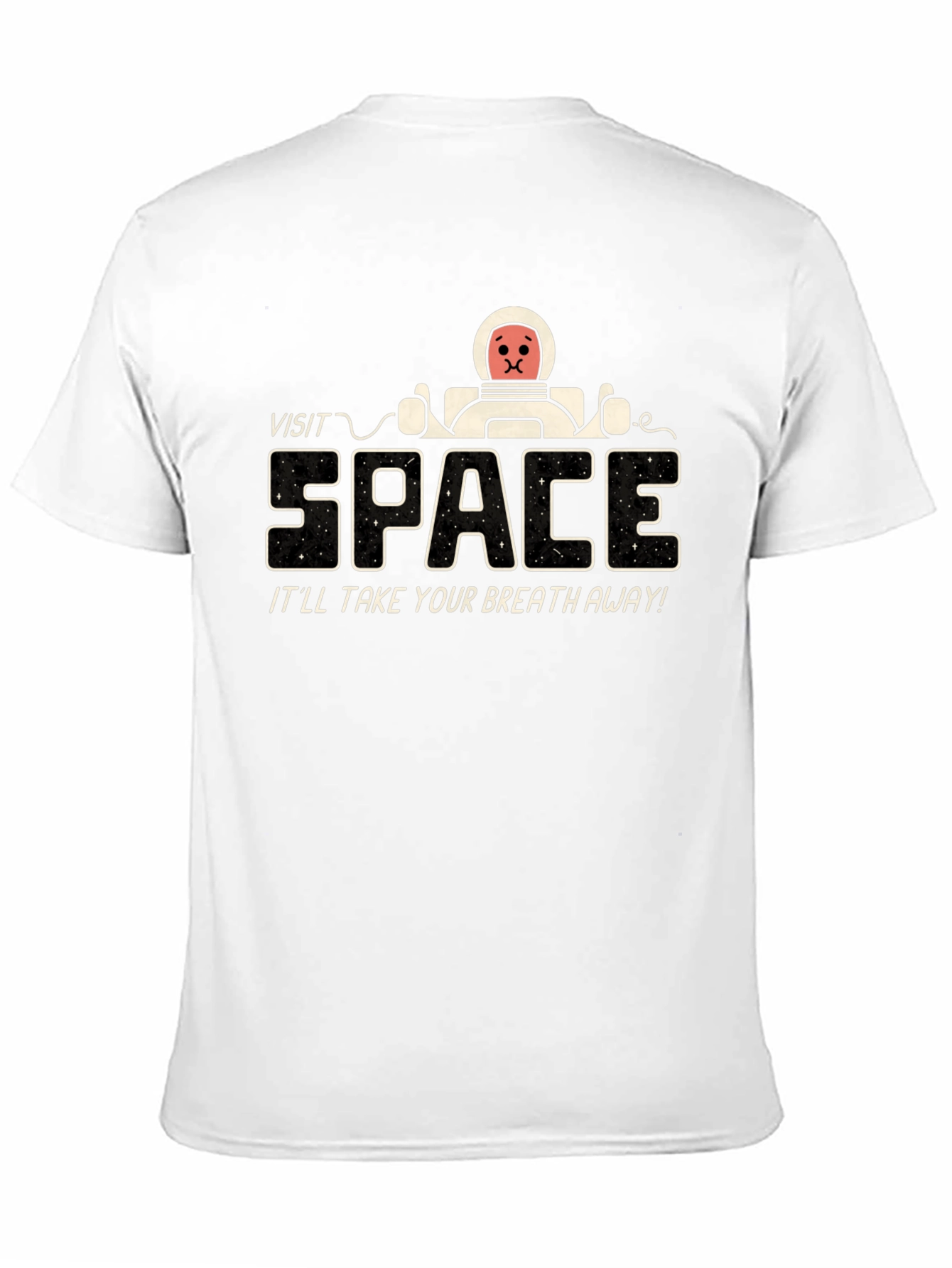 Black Visit Space T-Shirt - It'll Take Your Breath Away! view 11