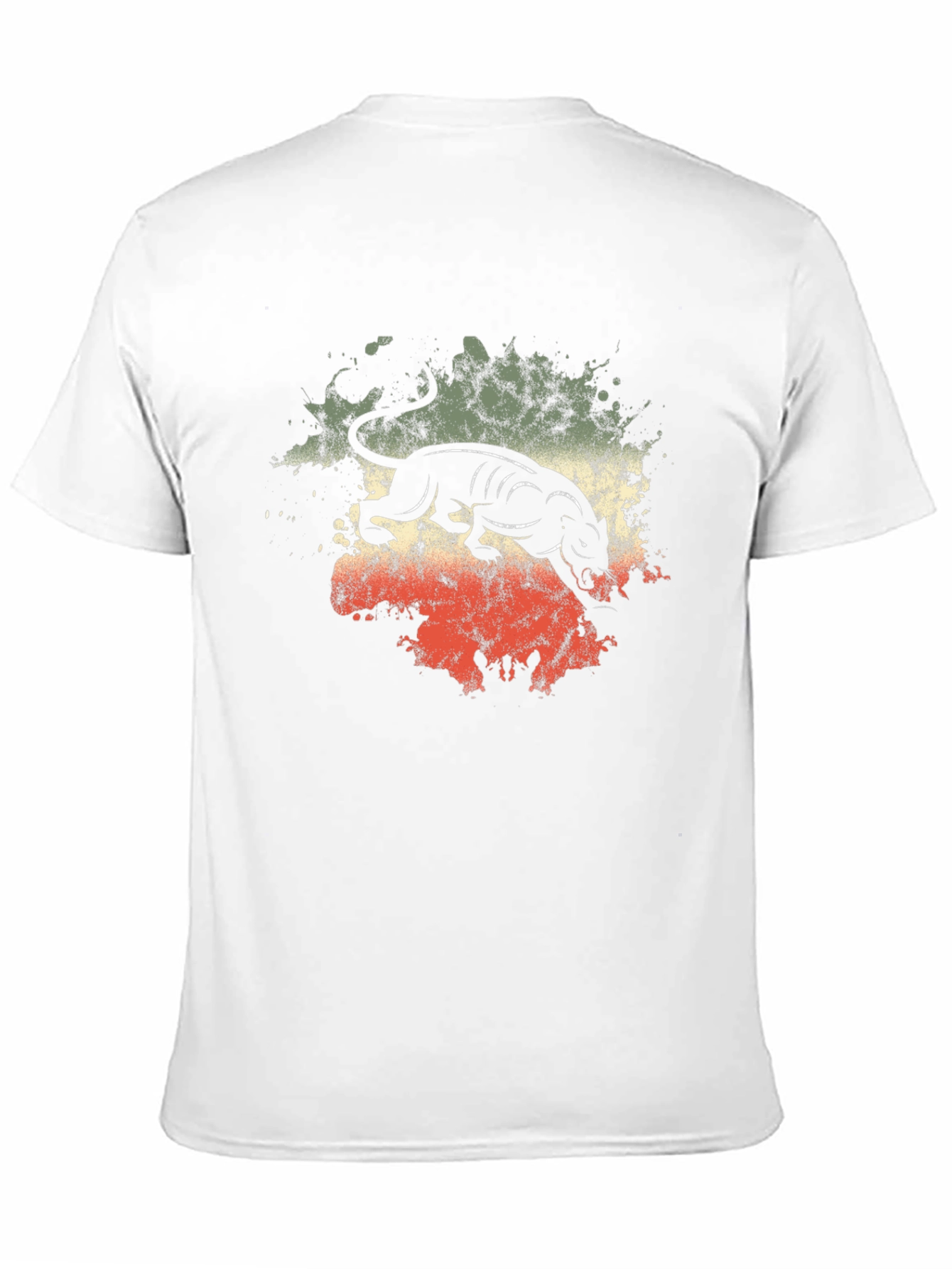 Black Retro Panther Graphic T-Shirt - Black view 11