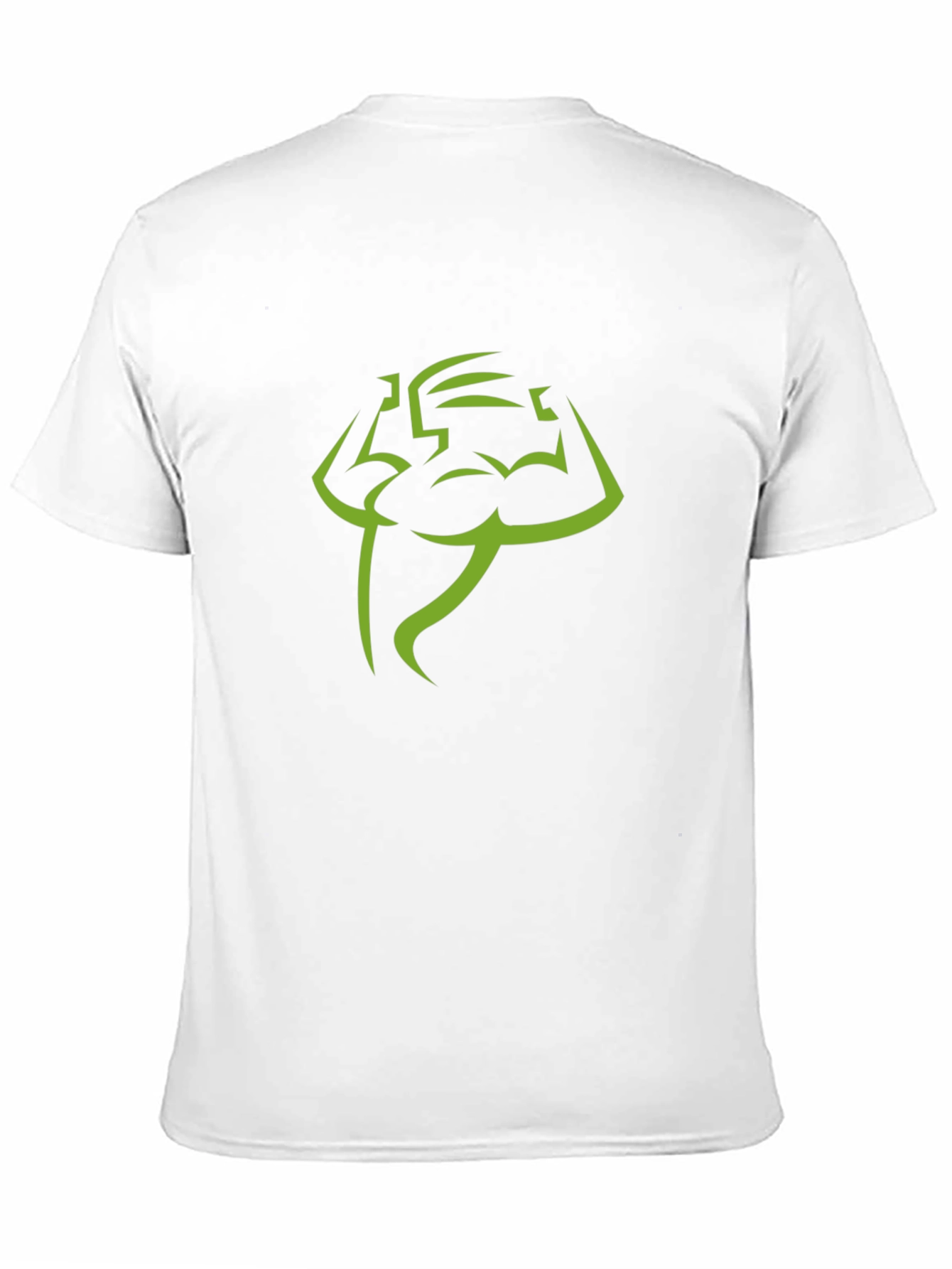 Black Muscle Man Black T-Shirt - Fitness Graphic Tee view 11