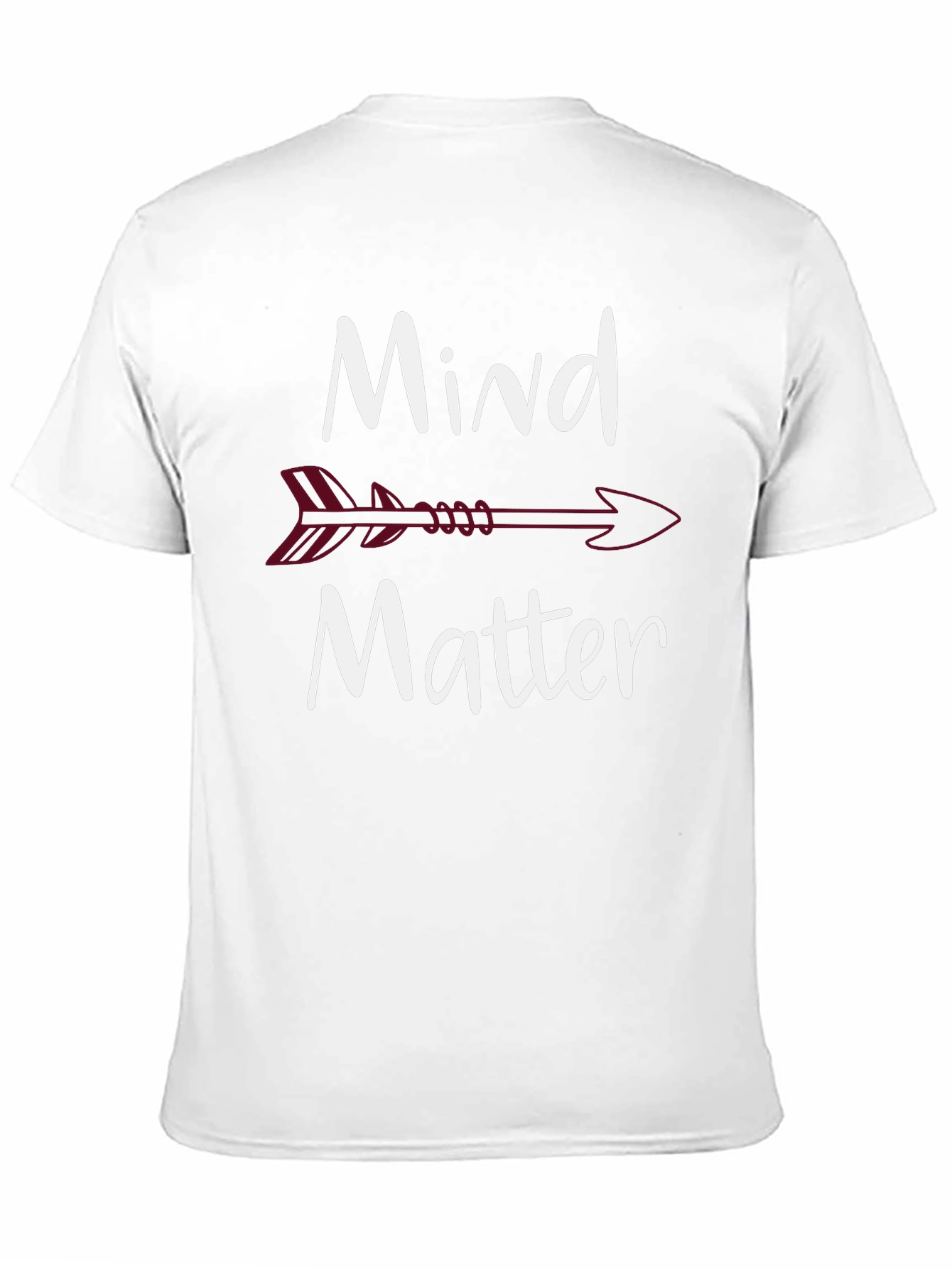 Black Mind Over Matter Graphic T-Shirt - Unisex Tee view 11