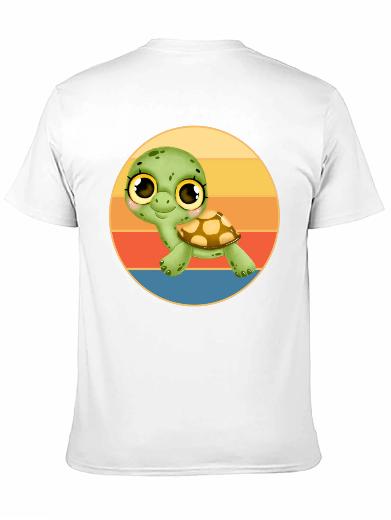 Black Cute Turtle Graphic Tee - Comfort Fit Black T-Shirt view 11