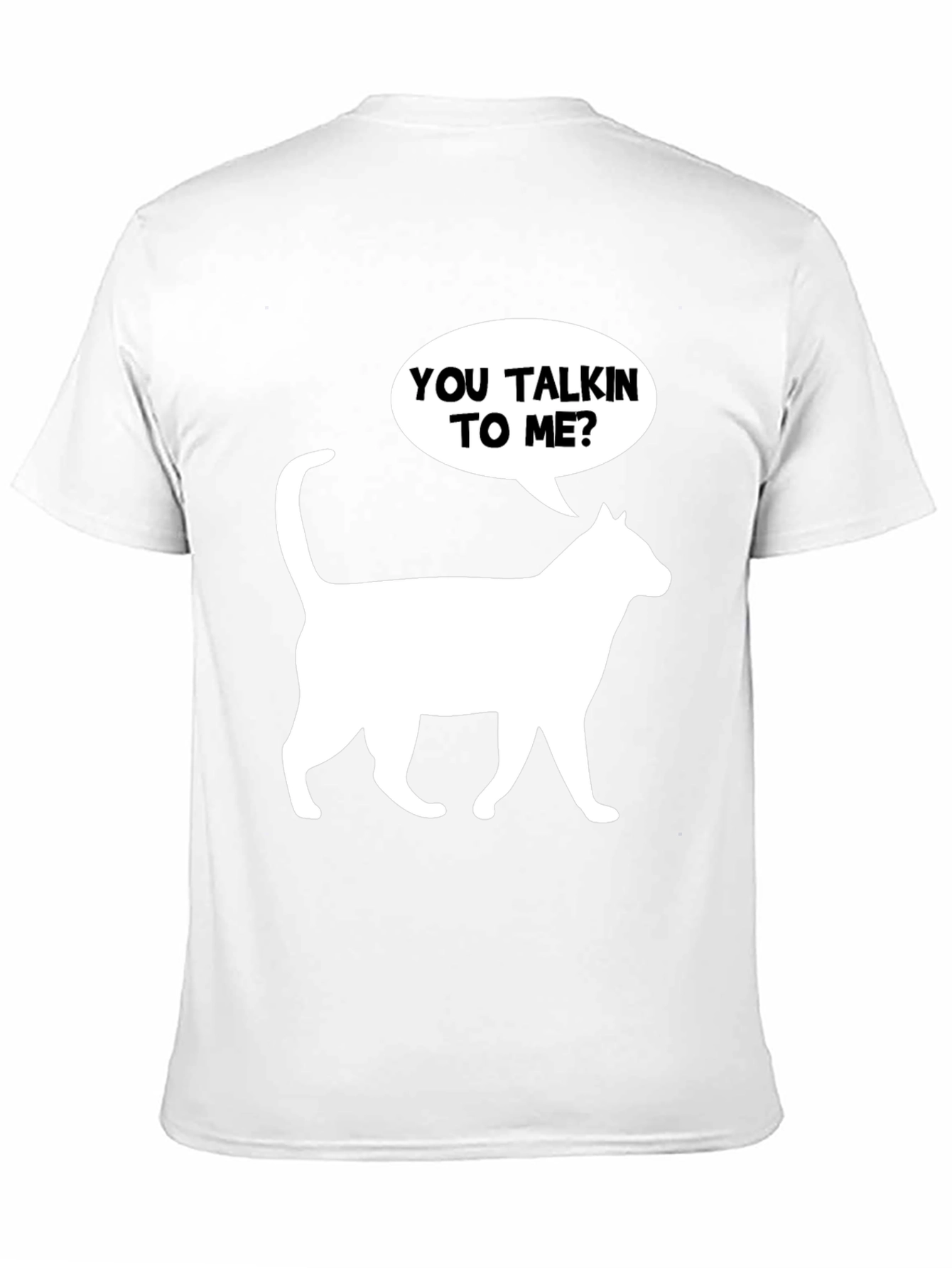 Black You Talkin' to Me? Cat T-Shirt view 11