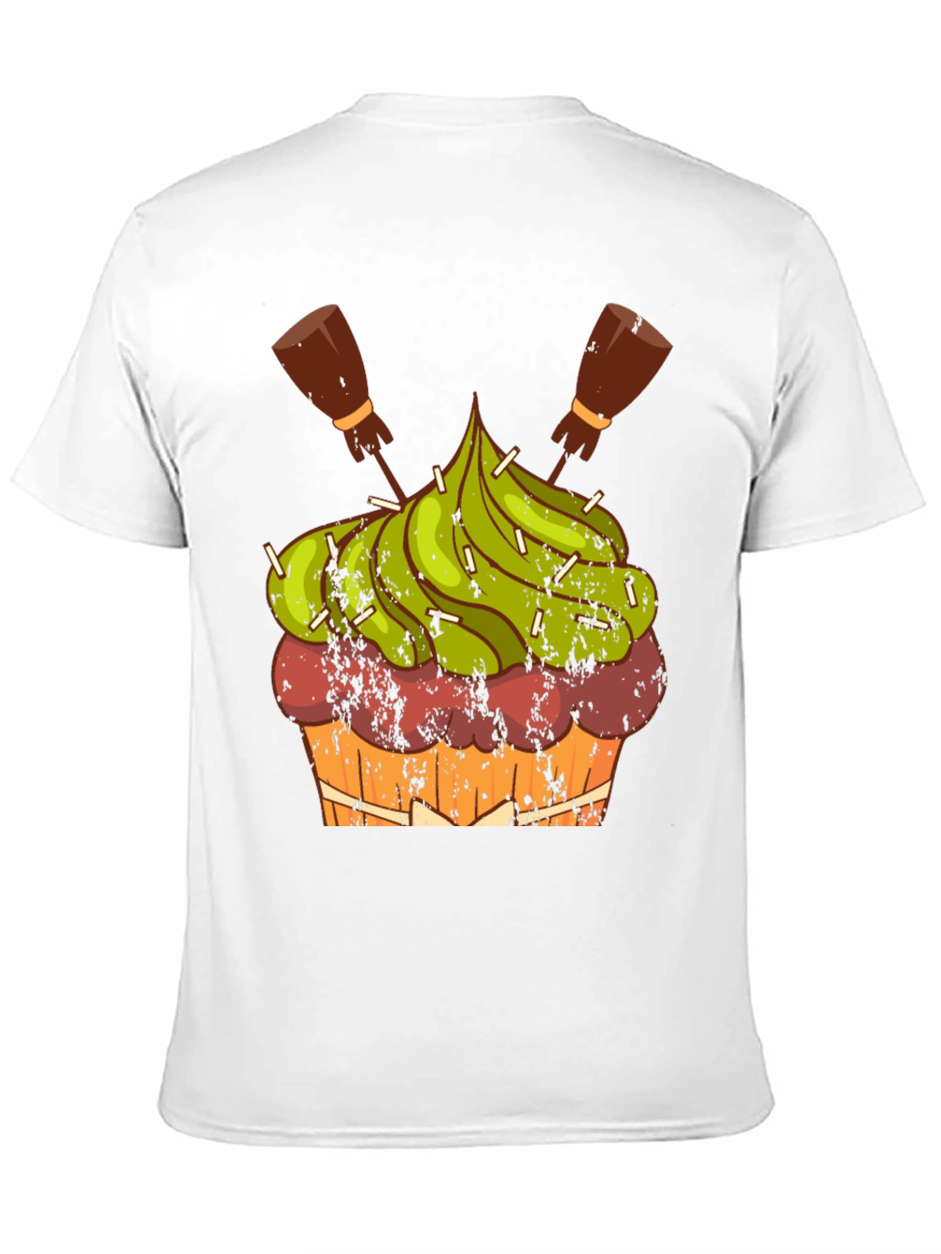 Black Cupcake Graphic Tee - Black view 11