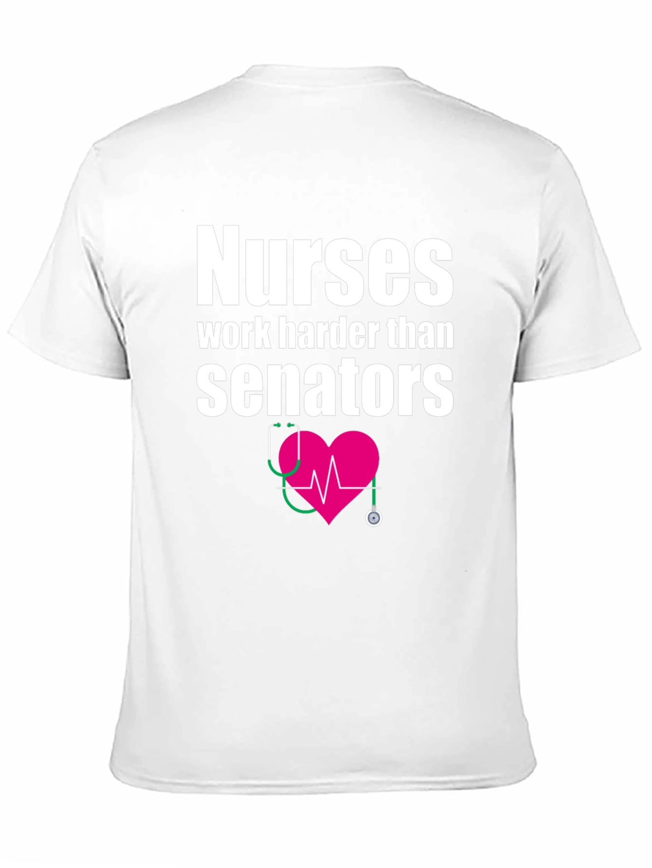 Black Nurses Work Harder Tee - Medical Hero T-Shirt view 11