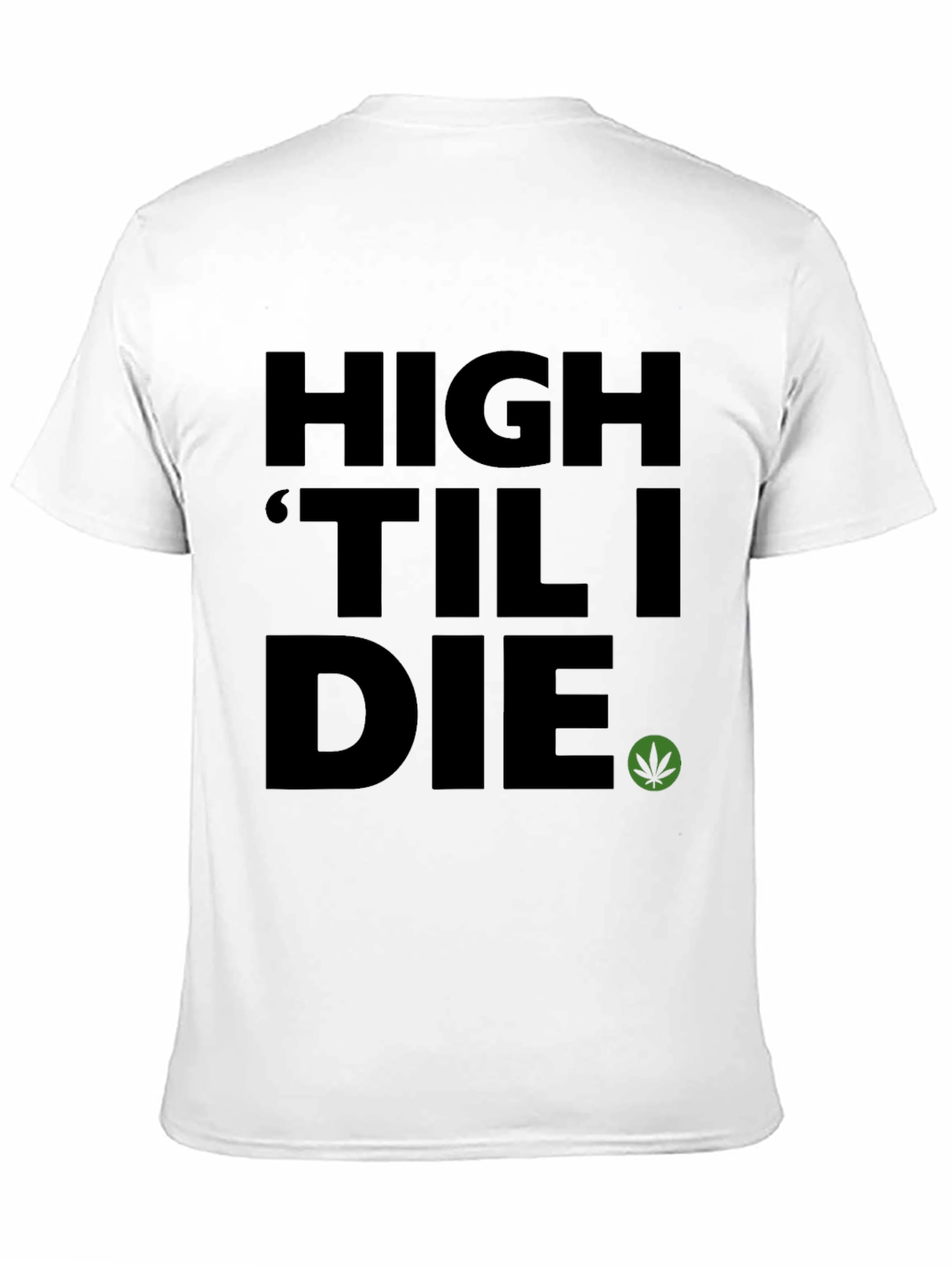 Black High 'Til I Die Graphic Tee - Black view 11