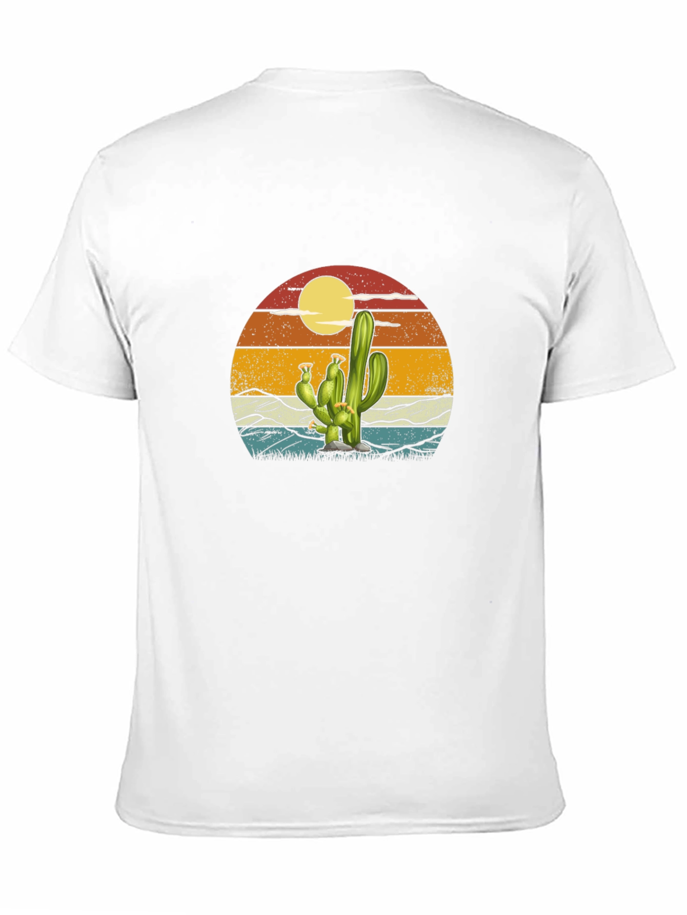 Black Cactus Sunset Graphic Tee - Desert Vibes view 11