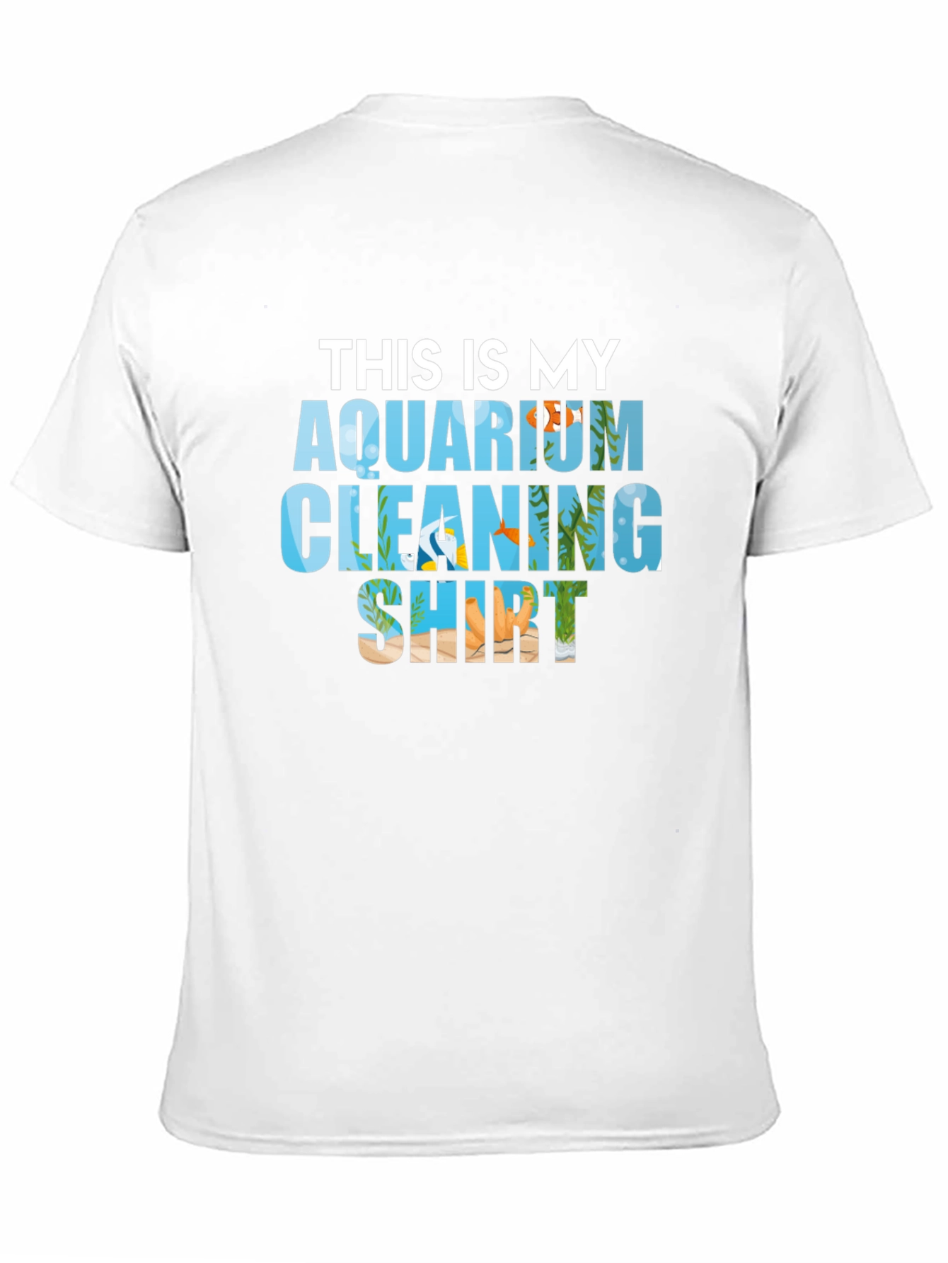 Black Aquarium Cleaning Shirt - Funny Fish Keeper Tee view 11