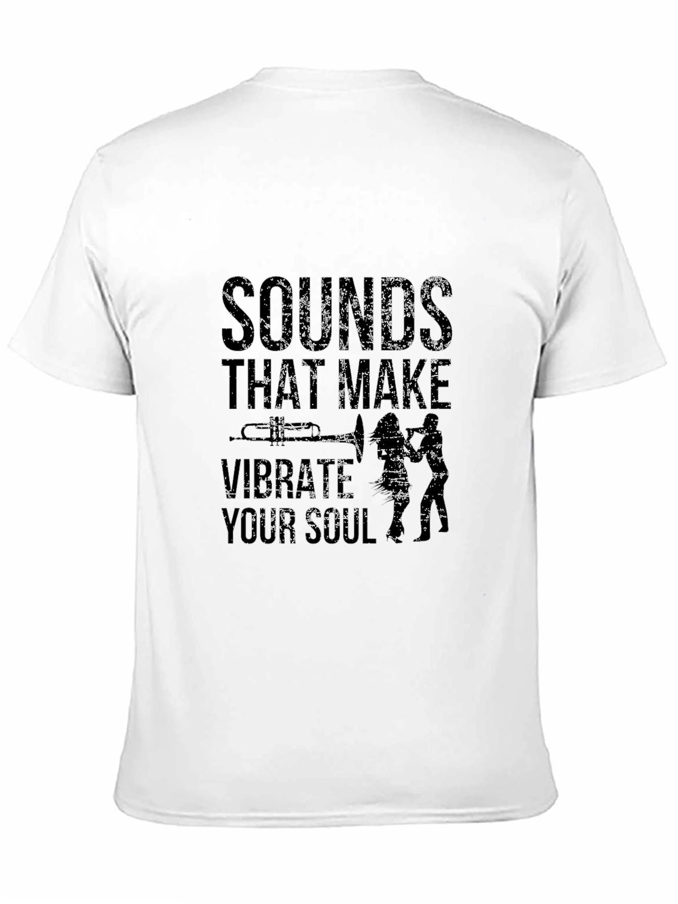 Black Sounds That Make You Vibrate Soul T-Shirt view 11