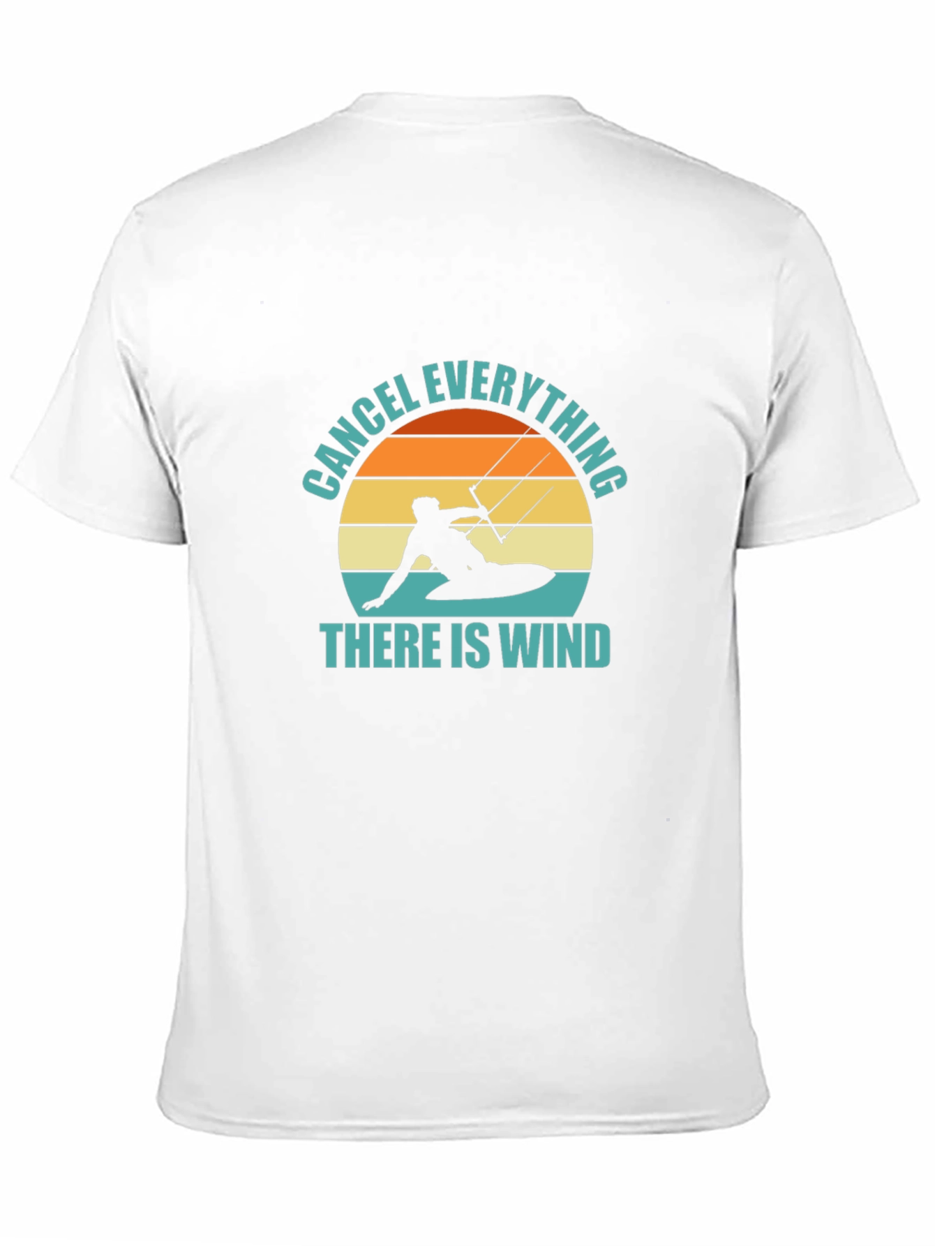 Black Cancel Everything Wind T-Shirt view 11
