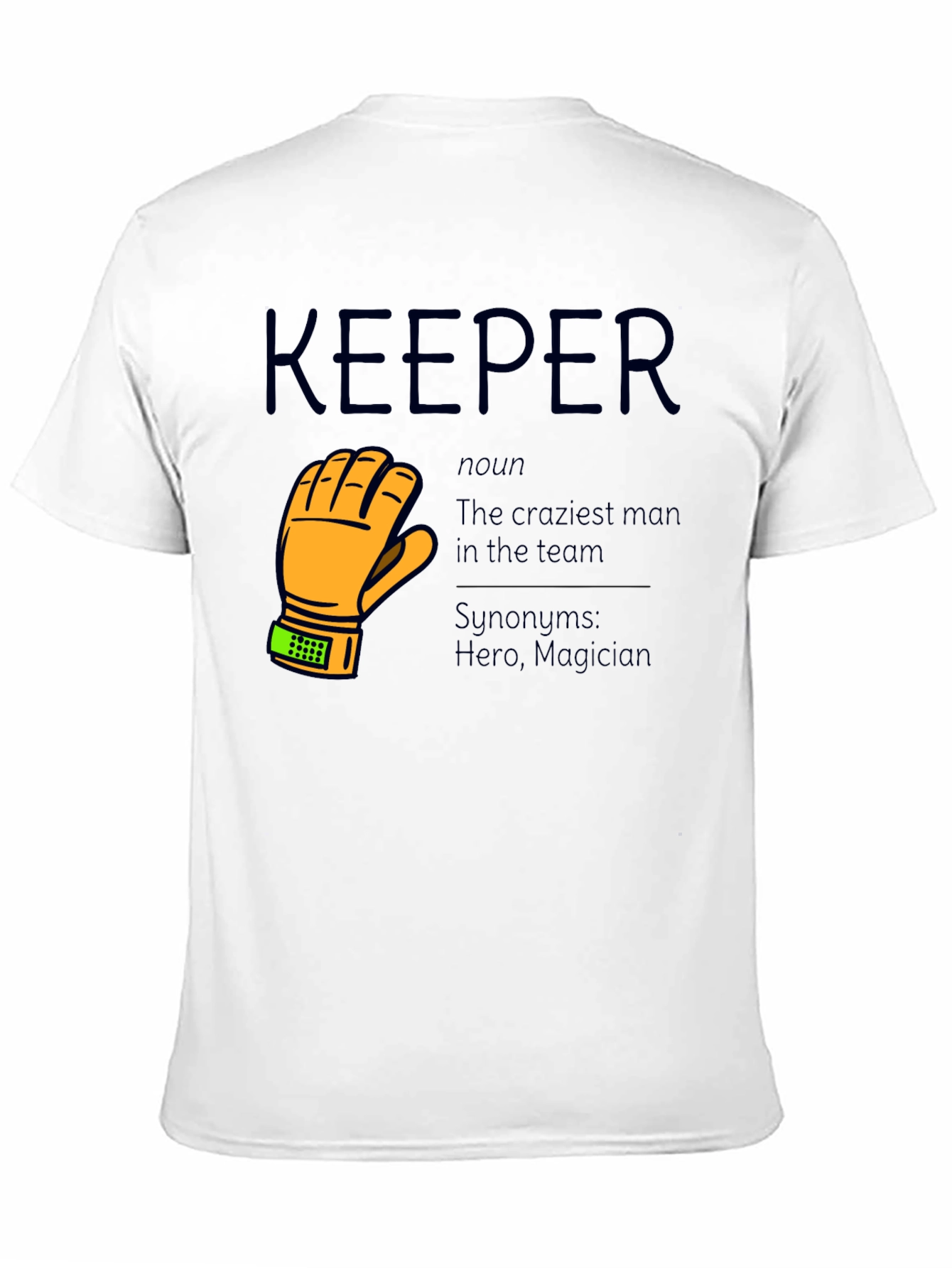 Black Keeper T-Shirt - Goalie Gift view 11