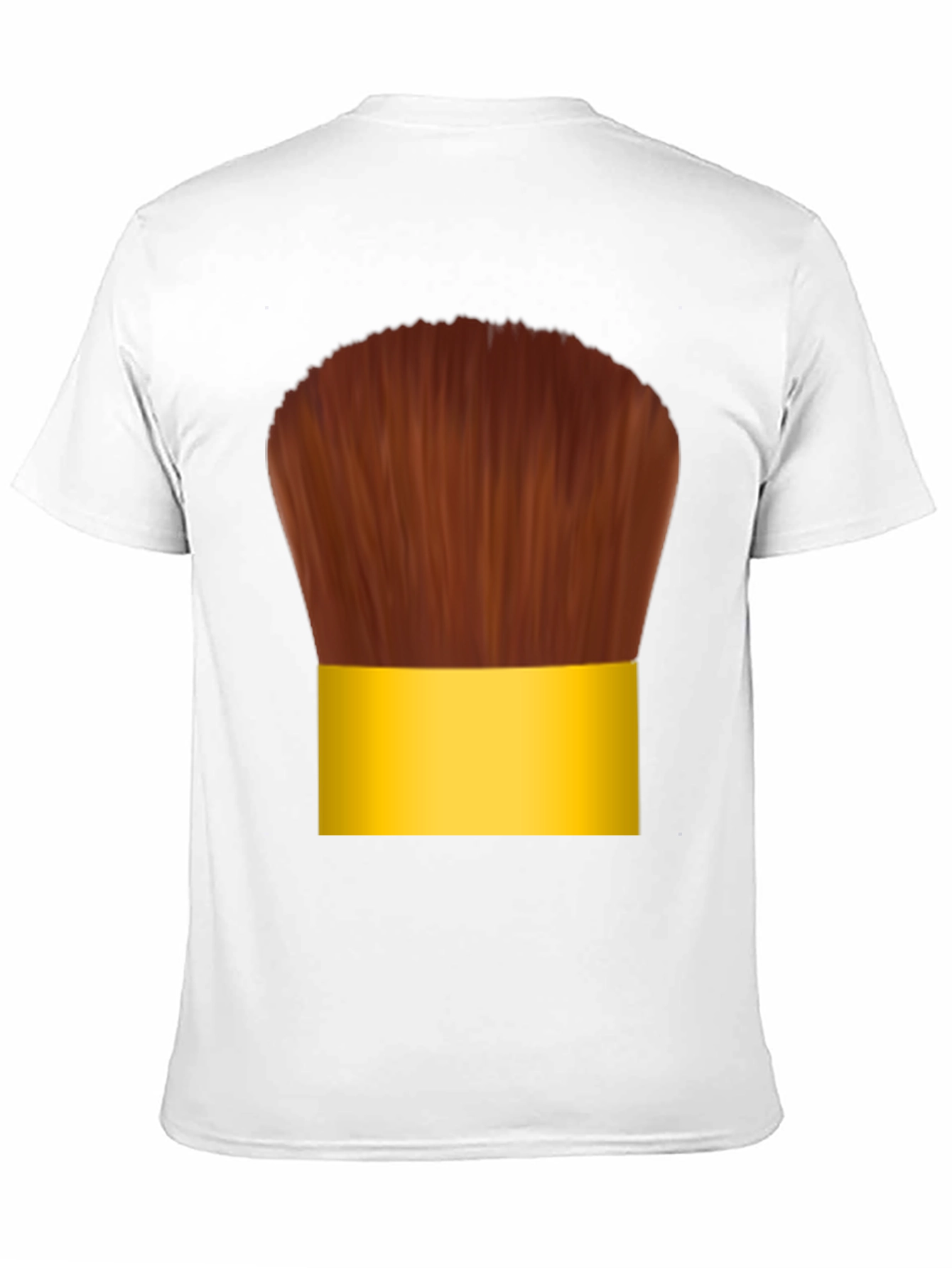 Black Makeup Brush Graphic Tee - Fun Cosplay T-Shirt view 11